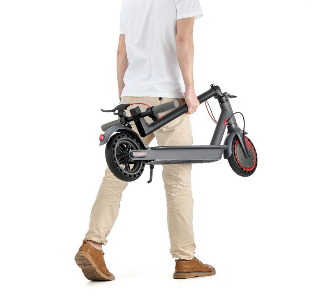 Thumbnail - iscooter E-Scooter mit Straßenzulassung(ABE) 30km Reichweite,Faltbar Elektroroller,APP, 20 km/h, Doppelfederung, Alumini...