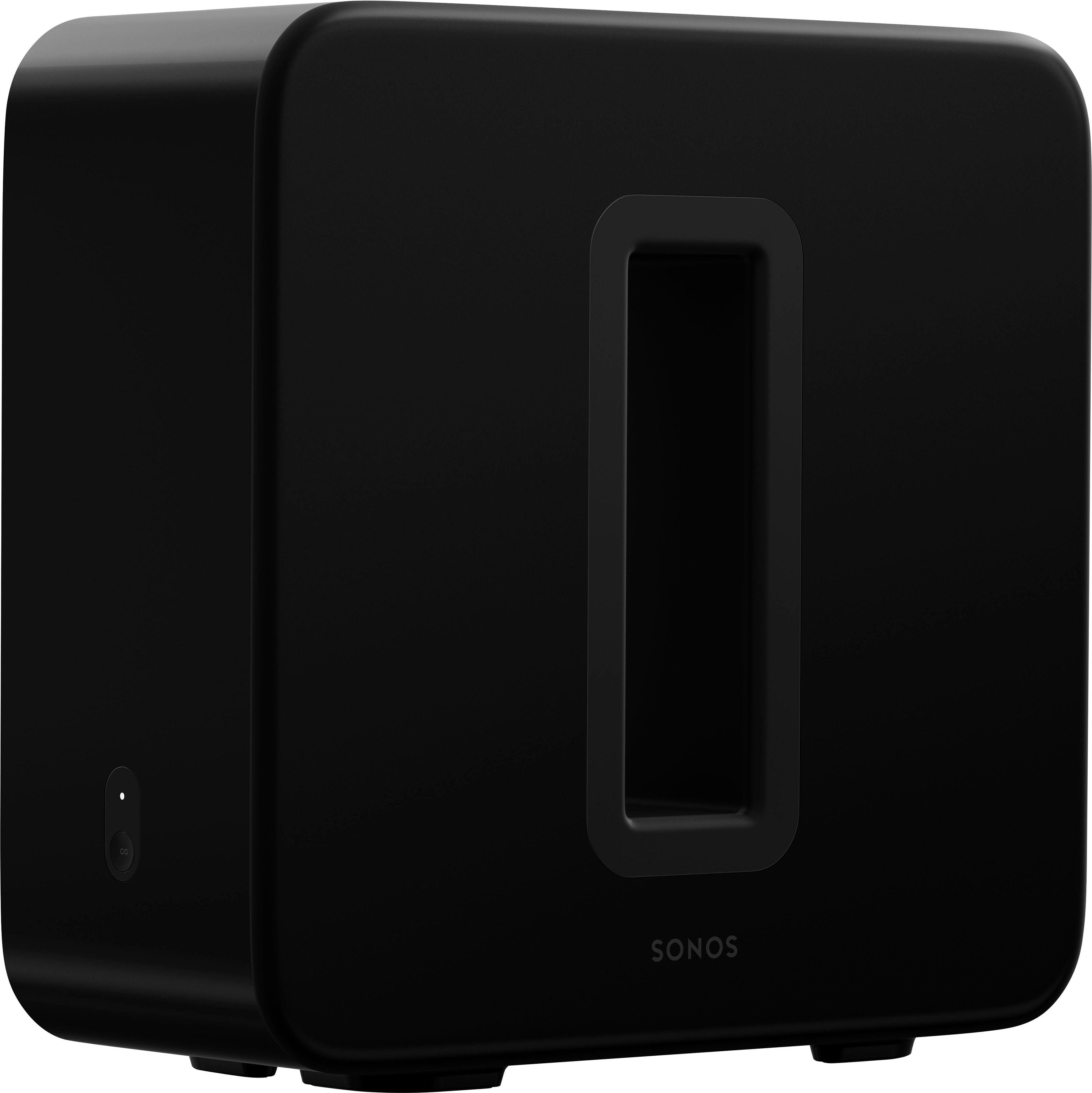 Sonos Sub (Gen3) WLAN) (LAN Subwoofer WLAN- (Ethernet), schwarz