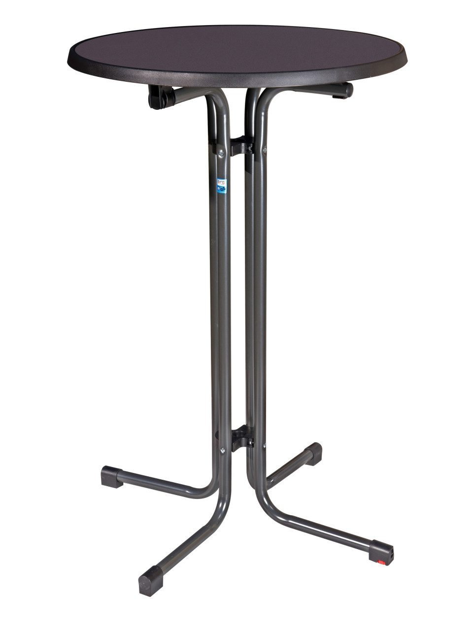 MFG Freizeitmöbel Gartentisch MFG Stehtisch Ø 70 cm schiefer wetterfest, Gastrogeeignet klappbar witterungsbeständig
