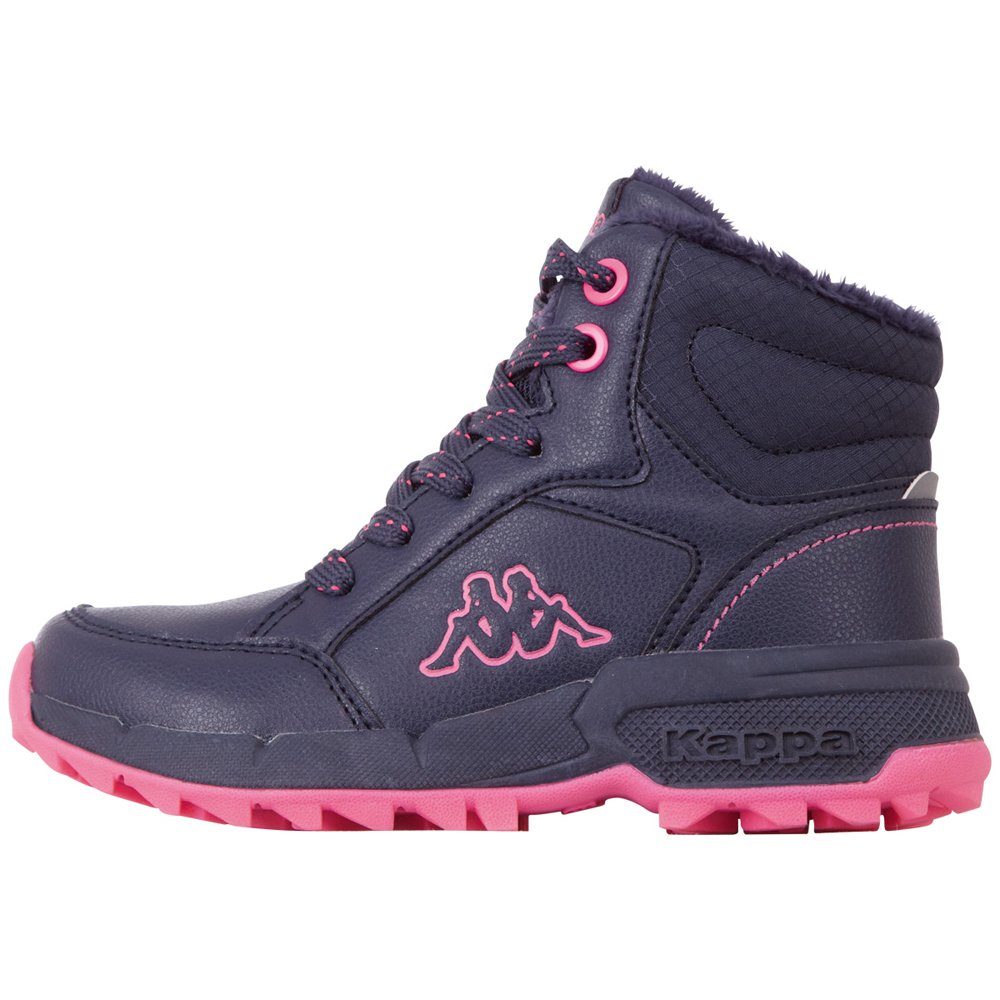 praktischem Winterboots der mit auf Reißverschluss Innenseite - Kappa navy-pink