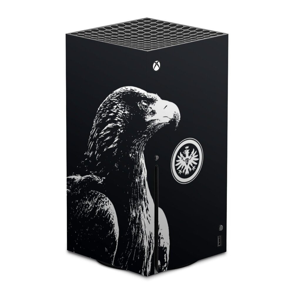 DeinDesign Konsolen-Cover Eintracht Frankfurt Offizielles Lizenzprodukt Attila SGE Attila, Microsoft Xbox Series X Skin Aufkleber Sticker Folie