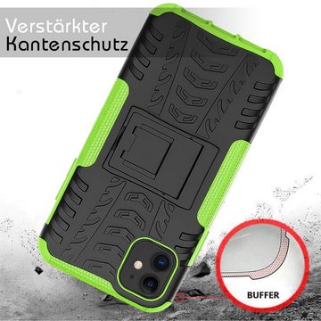 CoolGadget Handyhülle Outdoor Case Hybrid Cover für Apple iPhone 11 6,1 Zoll, Schutzhülle extrem robust Handy Case für iPhone 11 Hülle