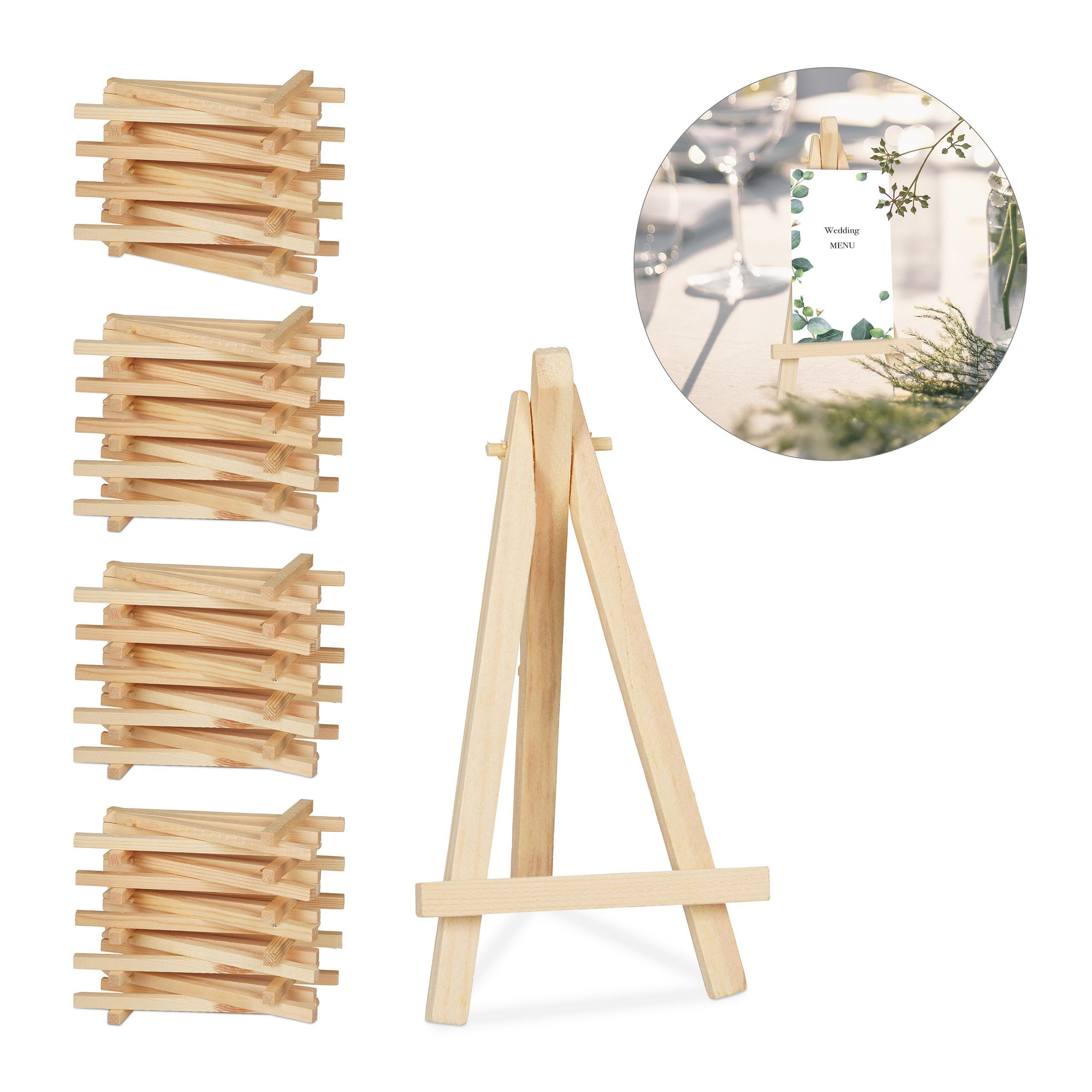 Mini Staffelei 40 x Staffelei klein aus Holz