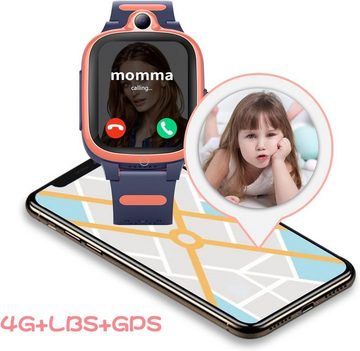 Fitonme Smartwatch (Andriod IOS), GPS-Telefonuhr für Kinder Videoanruf SOS Anti-Verlust Jungen