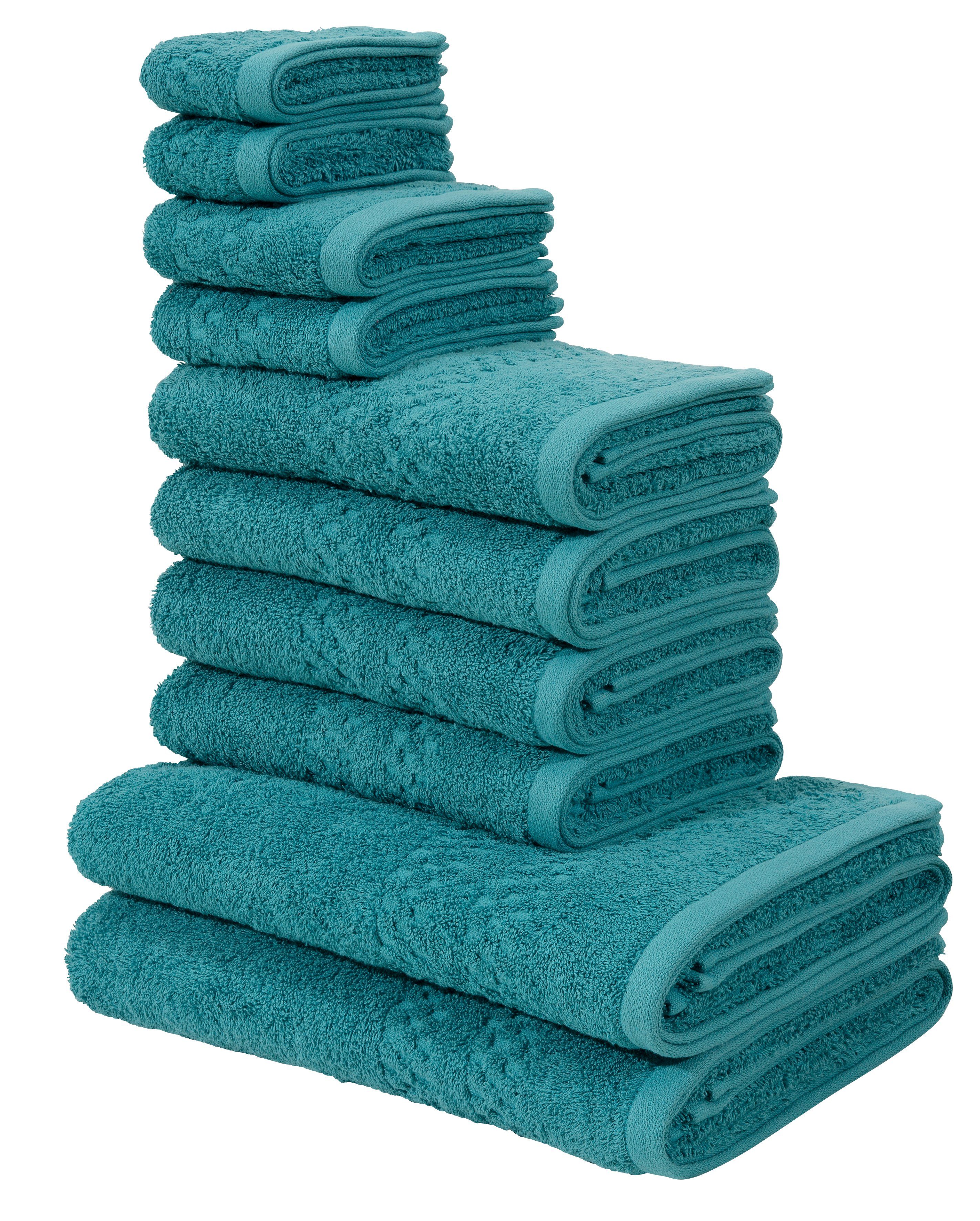 Handtuch Set Regona, als 10 tlg Set und Serie, Premium Handtücher, 500 gr/m²