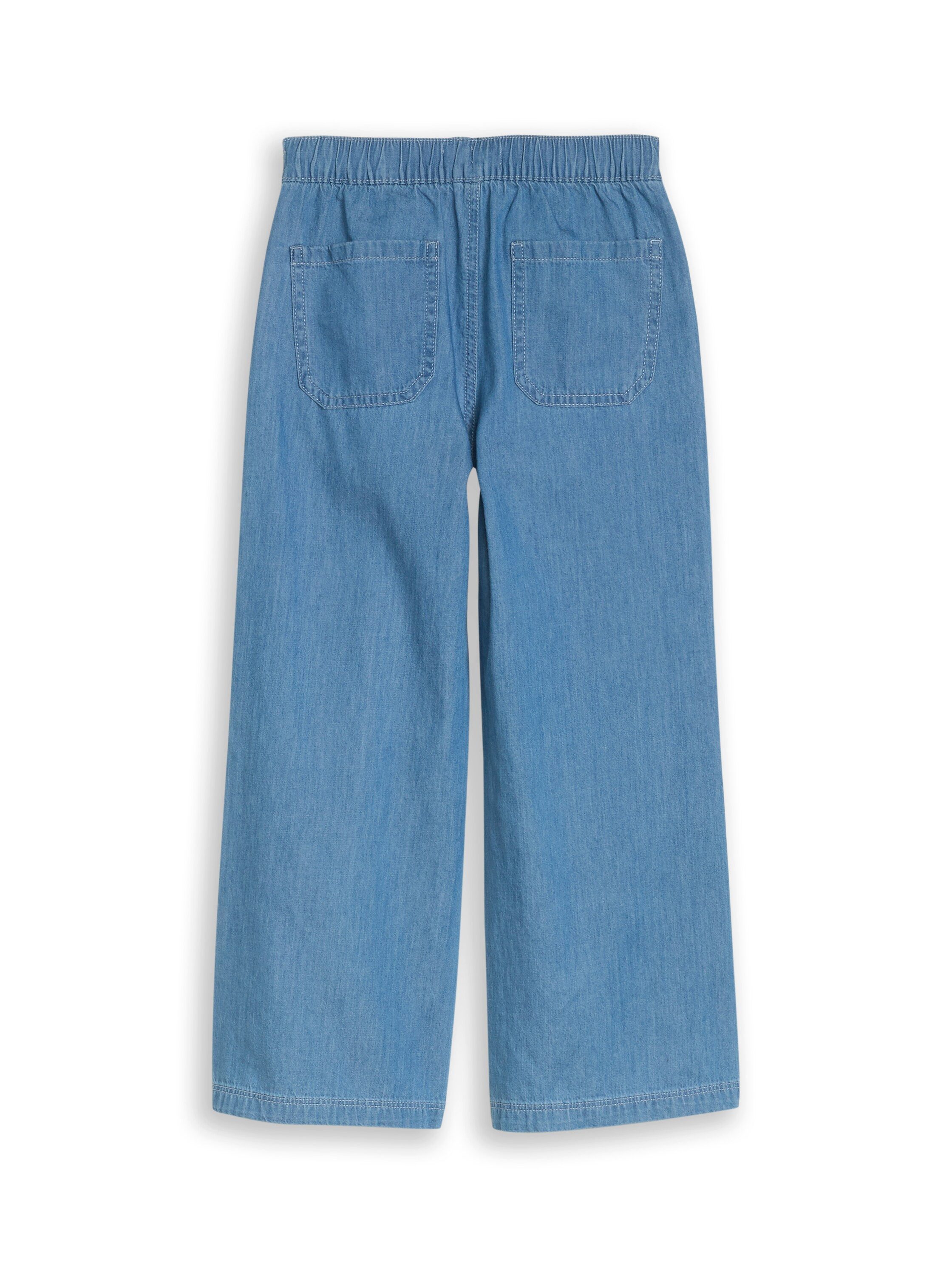 TOM TAILOR Weite Jeans mit elastischem Bund