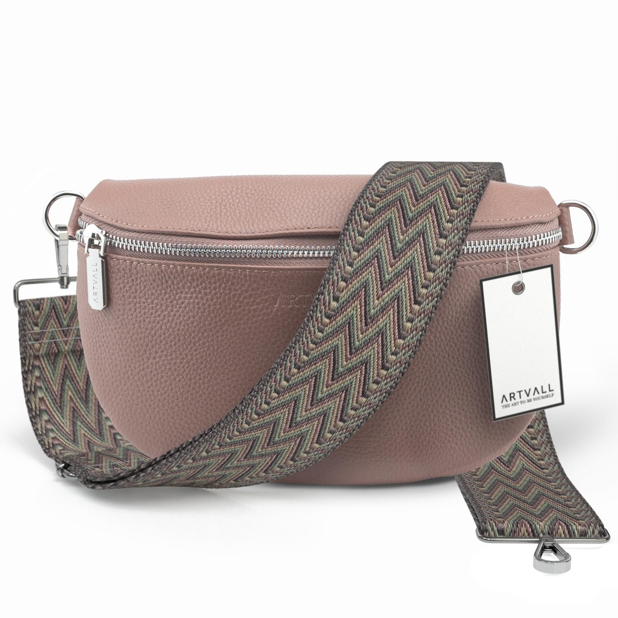 ARTVALL Umhängetasche Echtleder Handtasche Brusttasche Crossbody günstig online kaufen