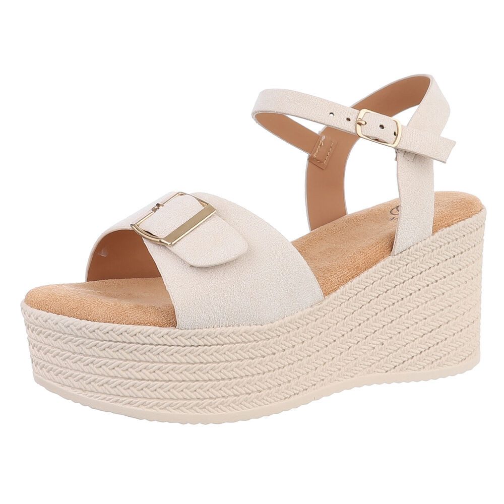 Ital-Design Elegante Plateau-Sandalen für jeden Anlass Plateausandaletten ( günstig online kaufen