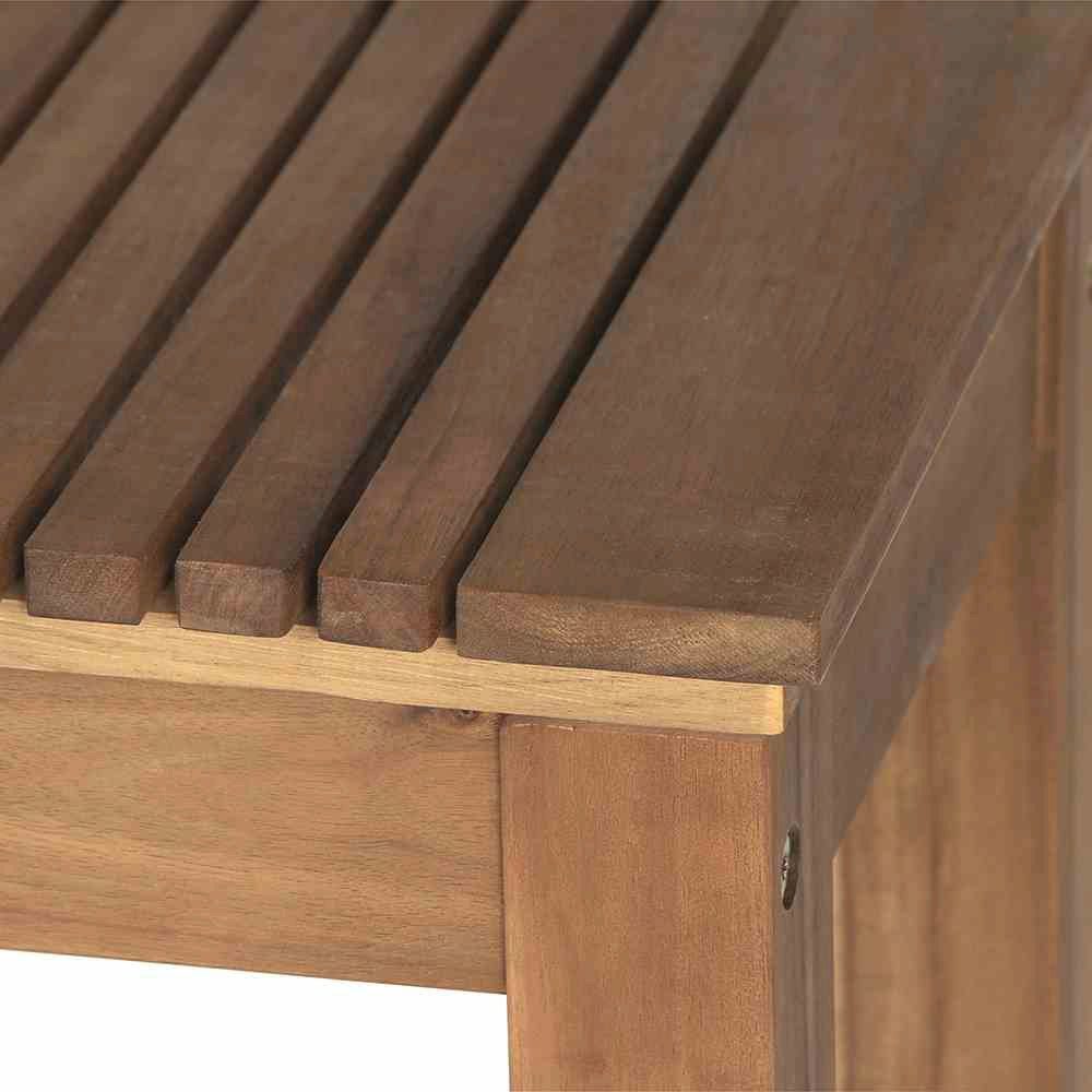 Siena Garden Sitzbank Falun, 2er Bank, Akazienholz, 120x33x45 cm