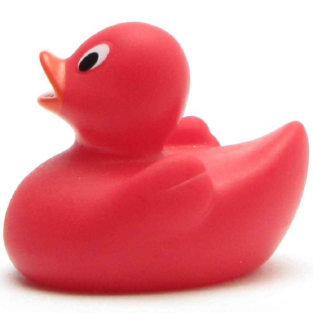 Badespielzeug 4,5 Duckshop cm Badeente - Quietscheentchen - rot