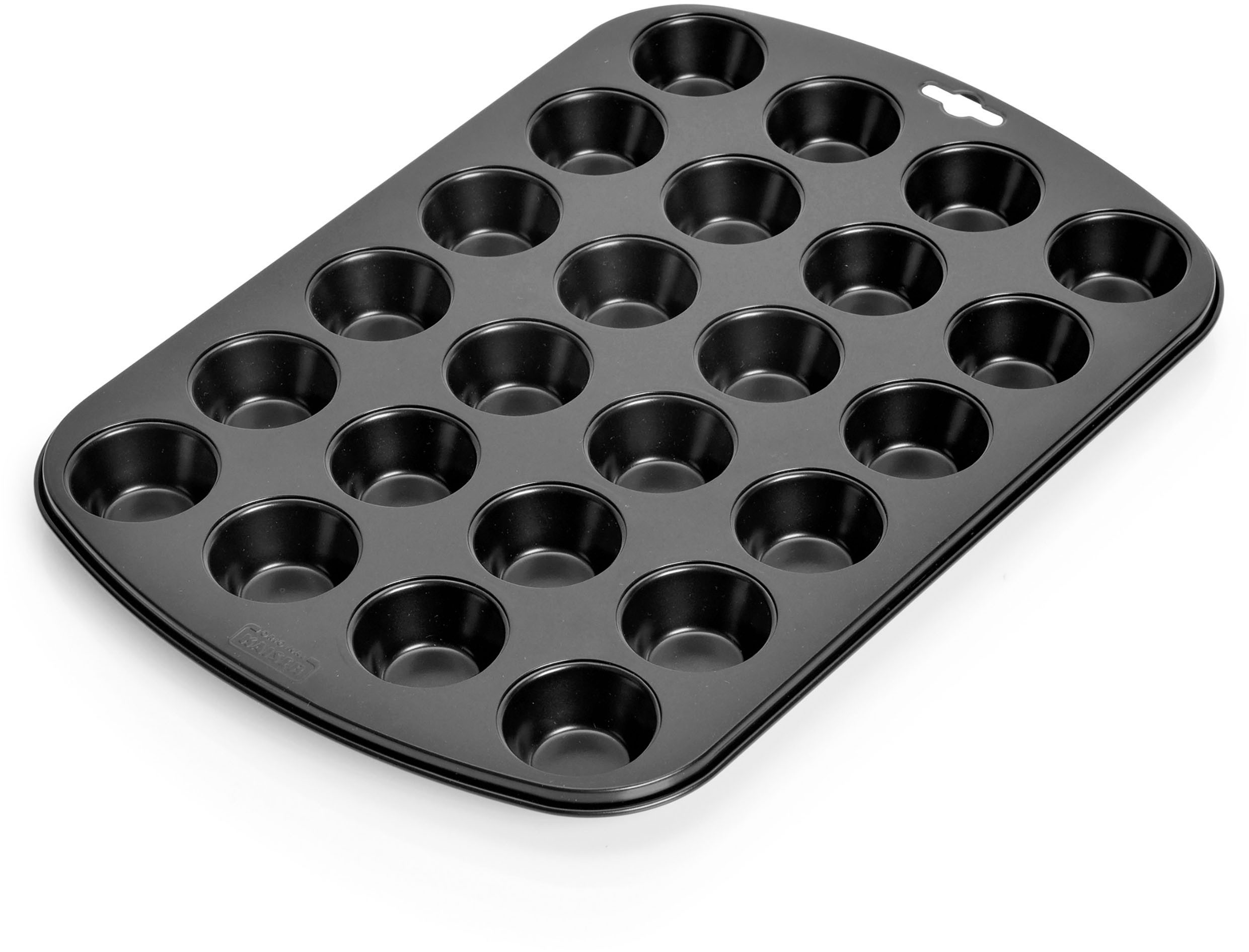 Kaiser Backformen Muffinform Inspiration, (1-tlg), Blech für 24 Mini-Muffins, antihaftbeschichteter Stahl, formstabil