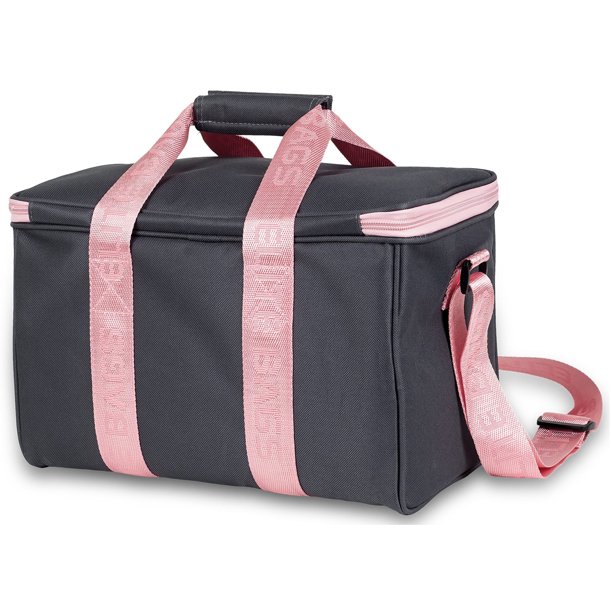 Elite Bags Arzttasche Elite Bags MULTI Multifunktionstasche Grau/Rosa 34 x 21 x 20 cm