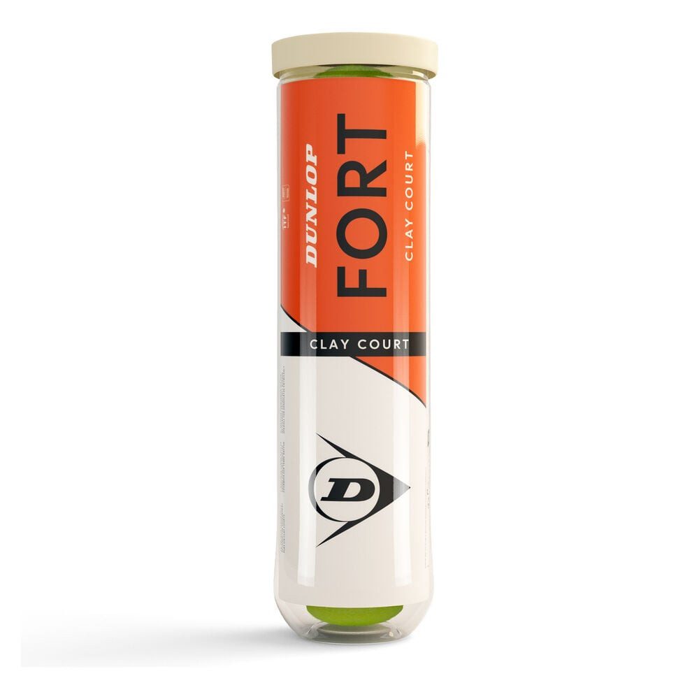 Dunlop Tennisball Fort Clay Court 4 Pack