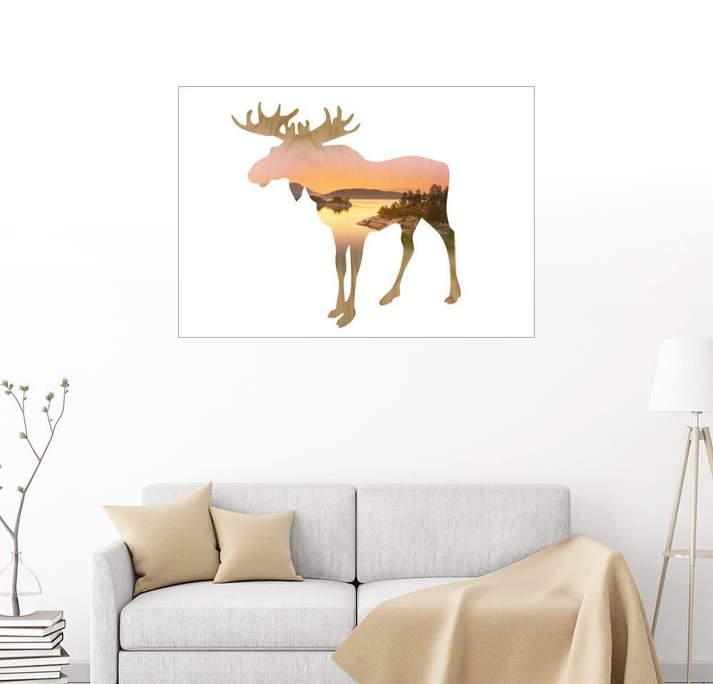 Posterlounge Wandbild GreenNest »Elch« kaufen OTTO