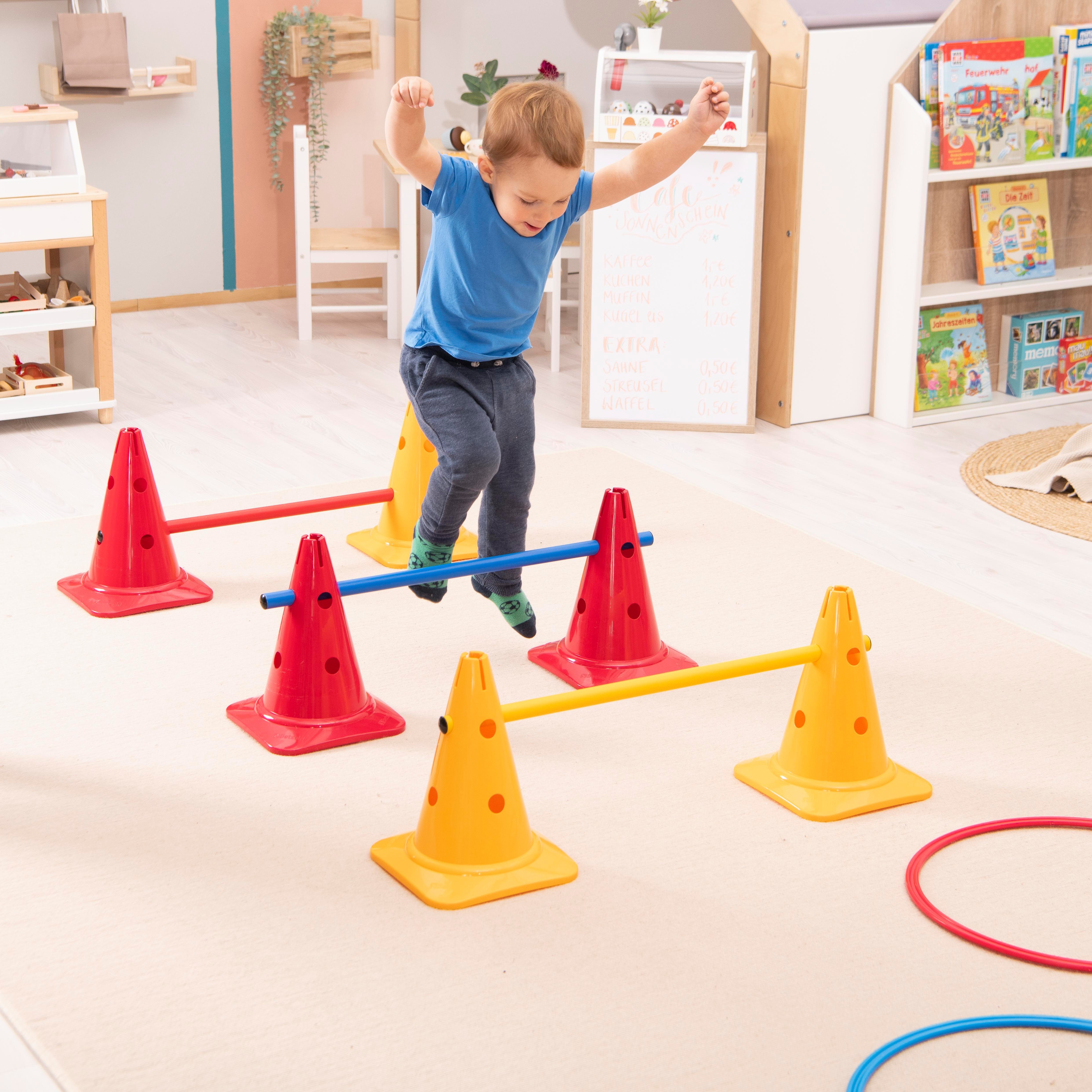 Betzold Outdoor-Spielzeug Bewegungsbaustelle - Kegel Reifen günstig online kaufen