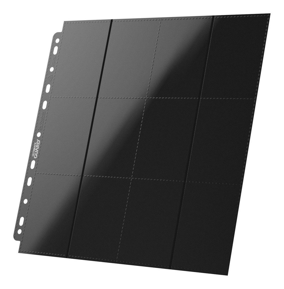 Ultimate Guard Sammelkarte Ultimate Guard 24-Pocket QuadRow Pages Side-Loading Schwarz (10)