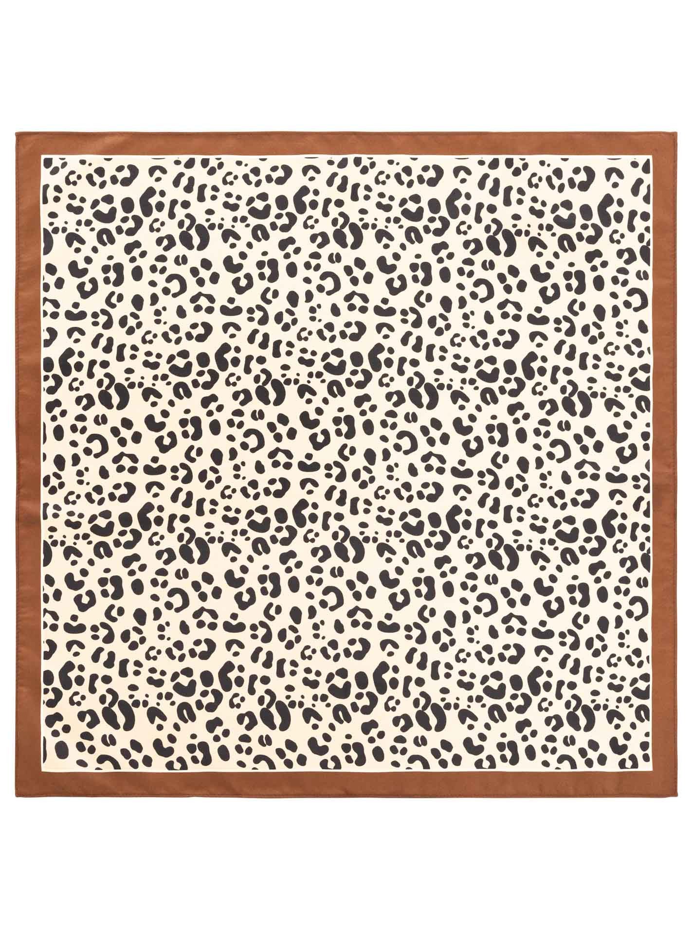 Zwillingsherz Halstuch "Leo", Leopardmuster, leicht glänzend günstig online kaufen