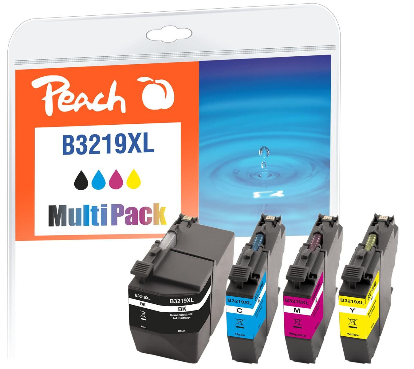 Peach Peach PI500-231 Peach Patrone Brother Nr.3219XL MultiPack Tintenpatrone
