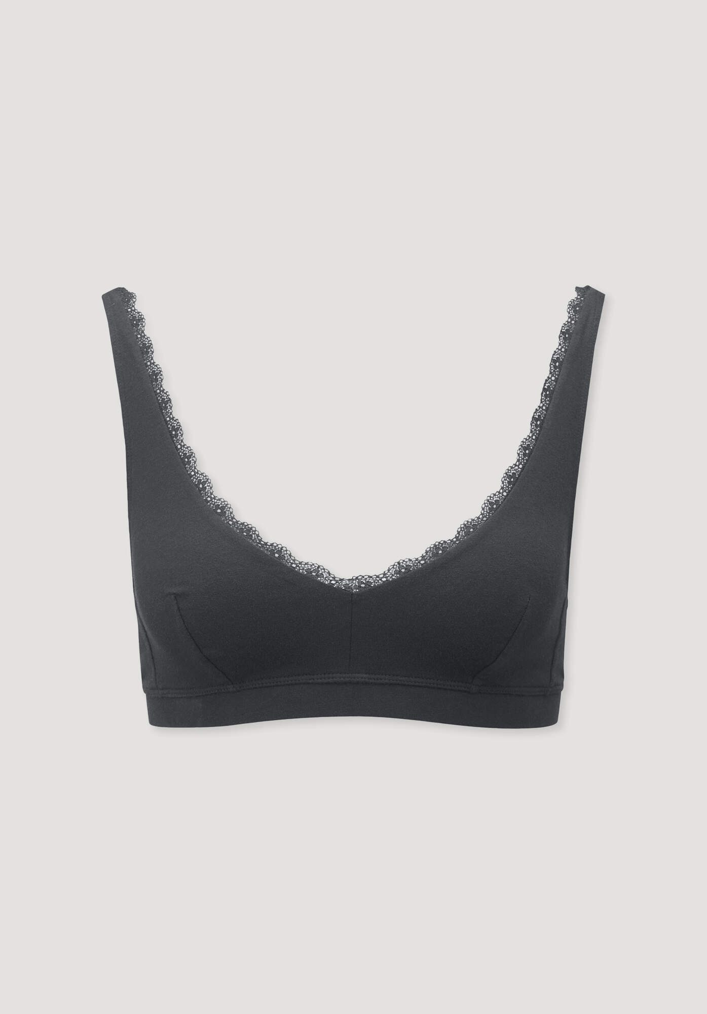 Hessnatur Bustier COTTON FEEL LACE aus Bio-Baumwolle (1-tlg)