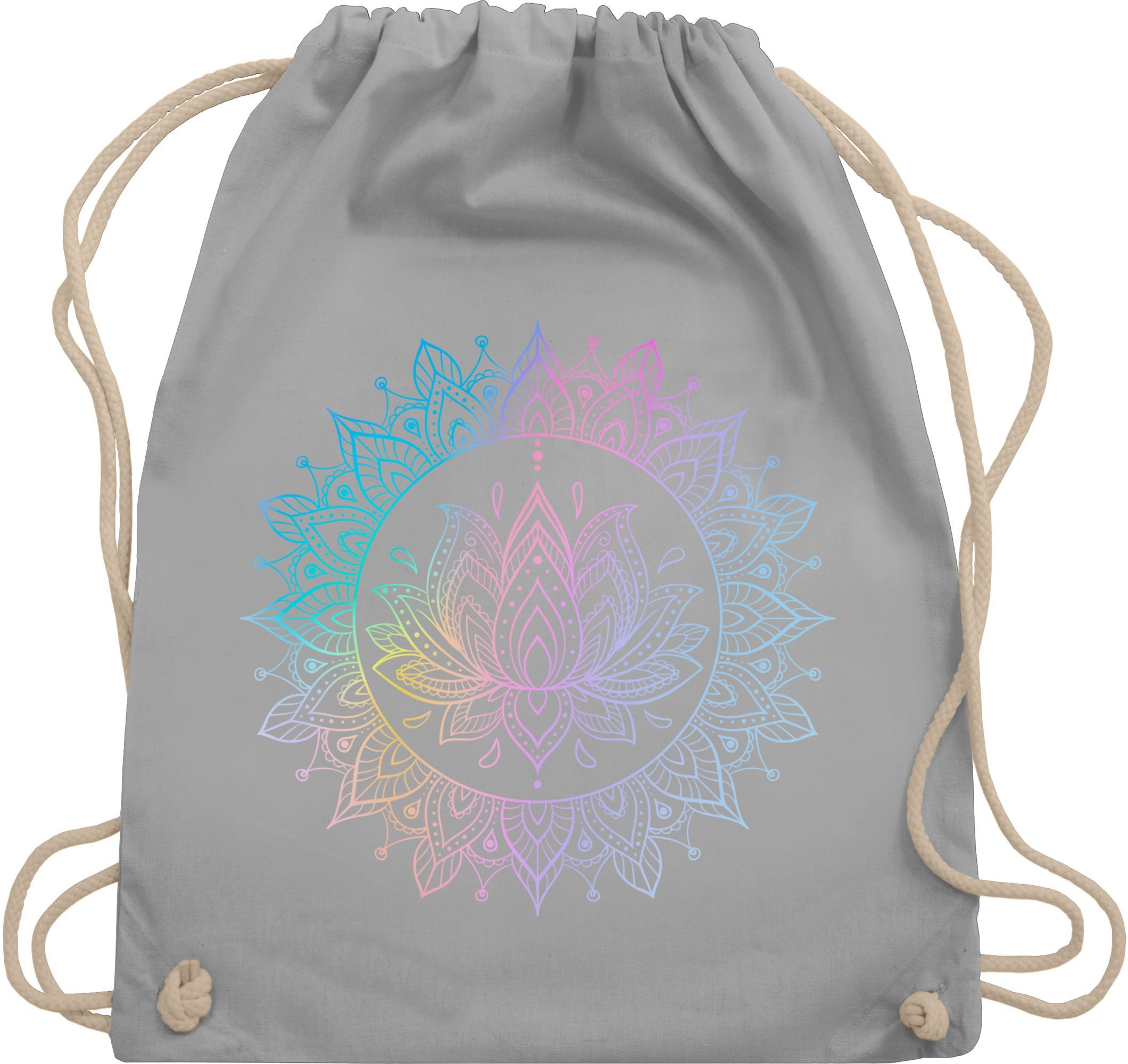 Shirtracer Turnbeutel Lotusblume Spirituelle Meditation Mandala günstig online kaufen