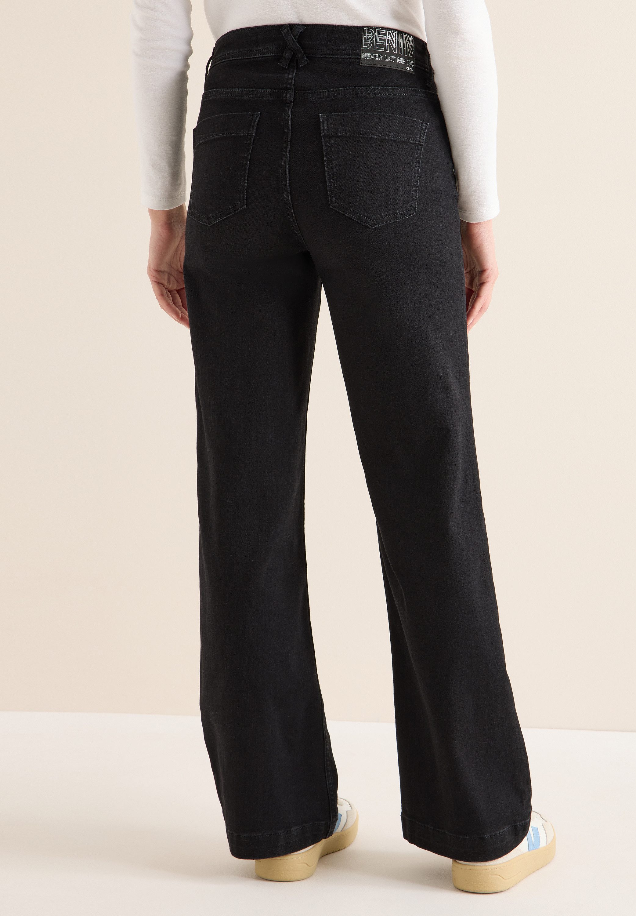 CECIL Slim-fit-Jeans High Waist