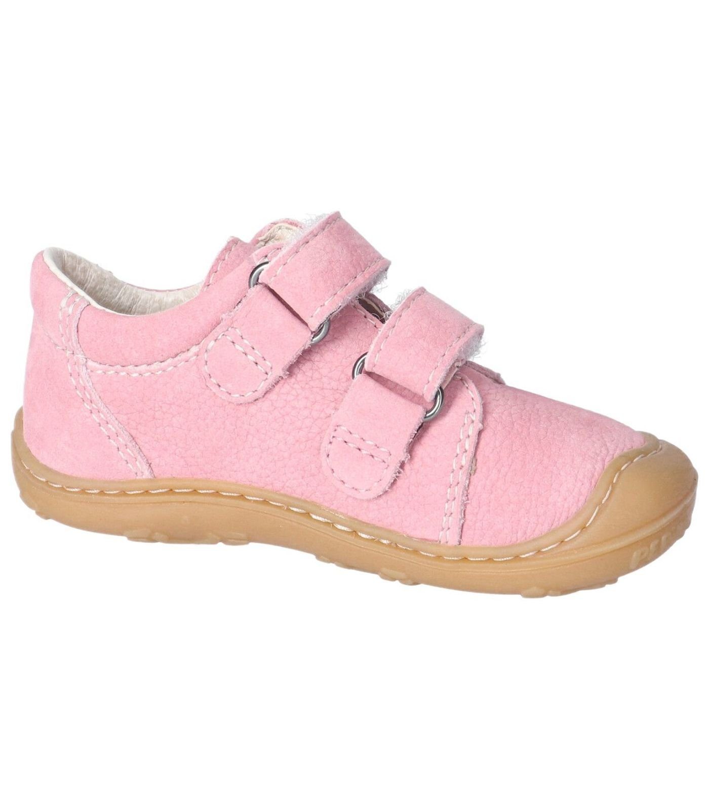 Halbschuhe Hellpink Leder Pepino Klettschuh