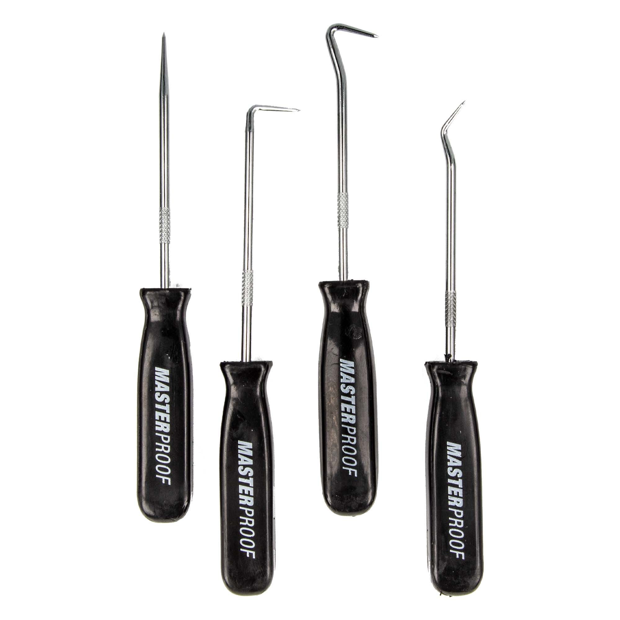 MASTERPROOF PROFESIONAL Инструментset Hakensatz - Nadelsatz Mini 4-teilig, 135 mm