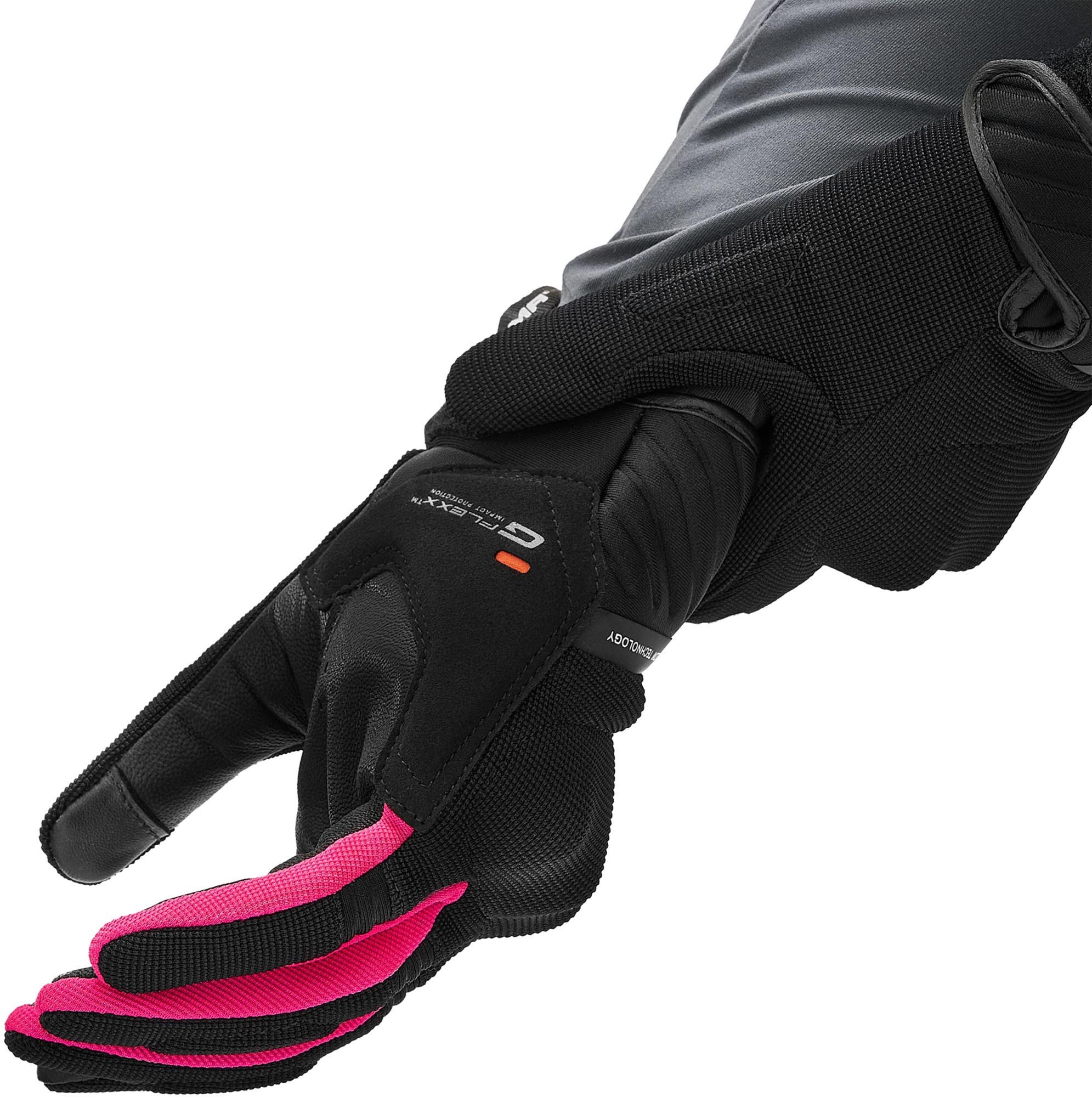 SHIMA Motorradhandschuhe Sonic Damen Motoradhandschuhe kurze Stulpe,Touchscreenbedienung möglich