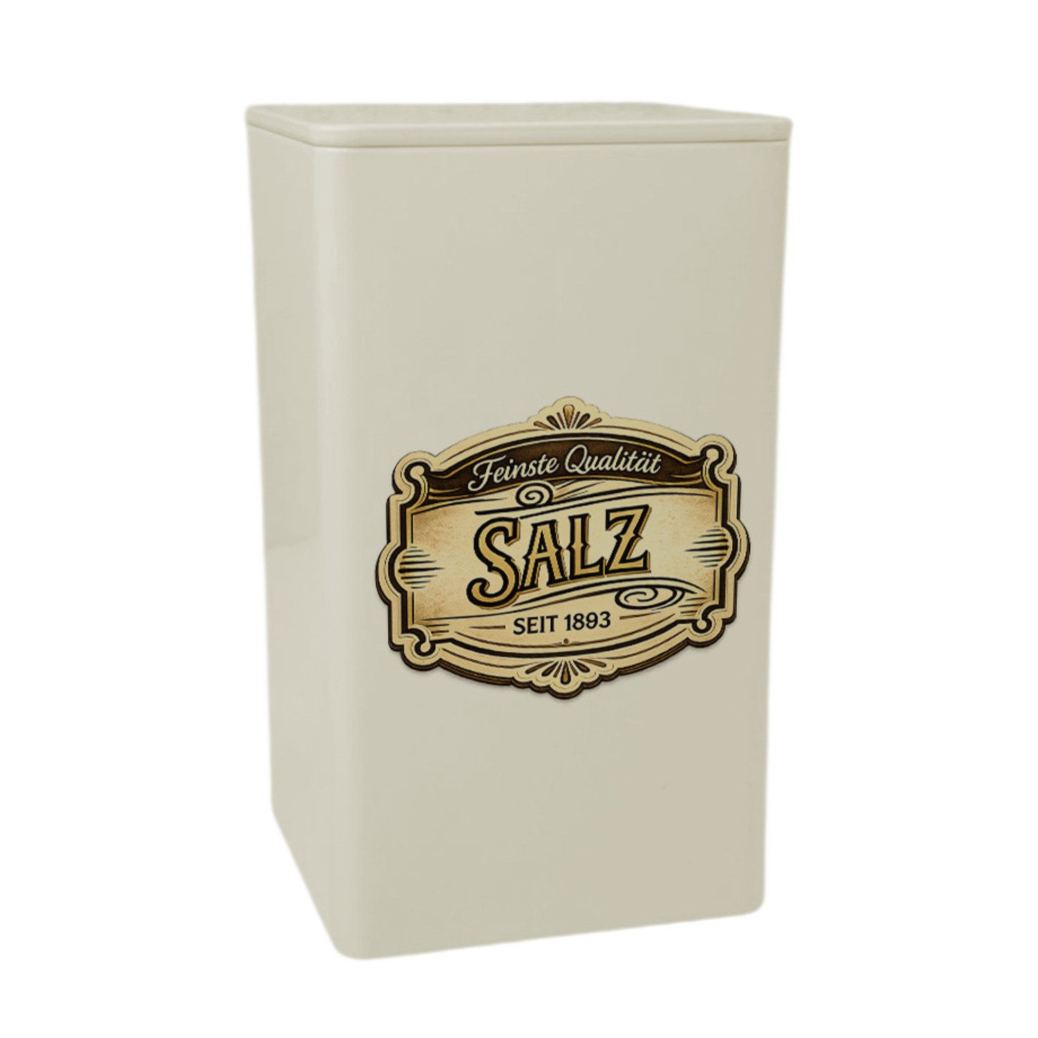 speecheese Aufbewahrungsdose Lebensmittel Vintage Salz Dose 900ml
