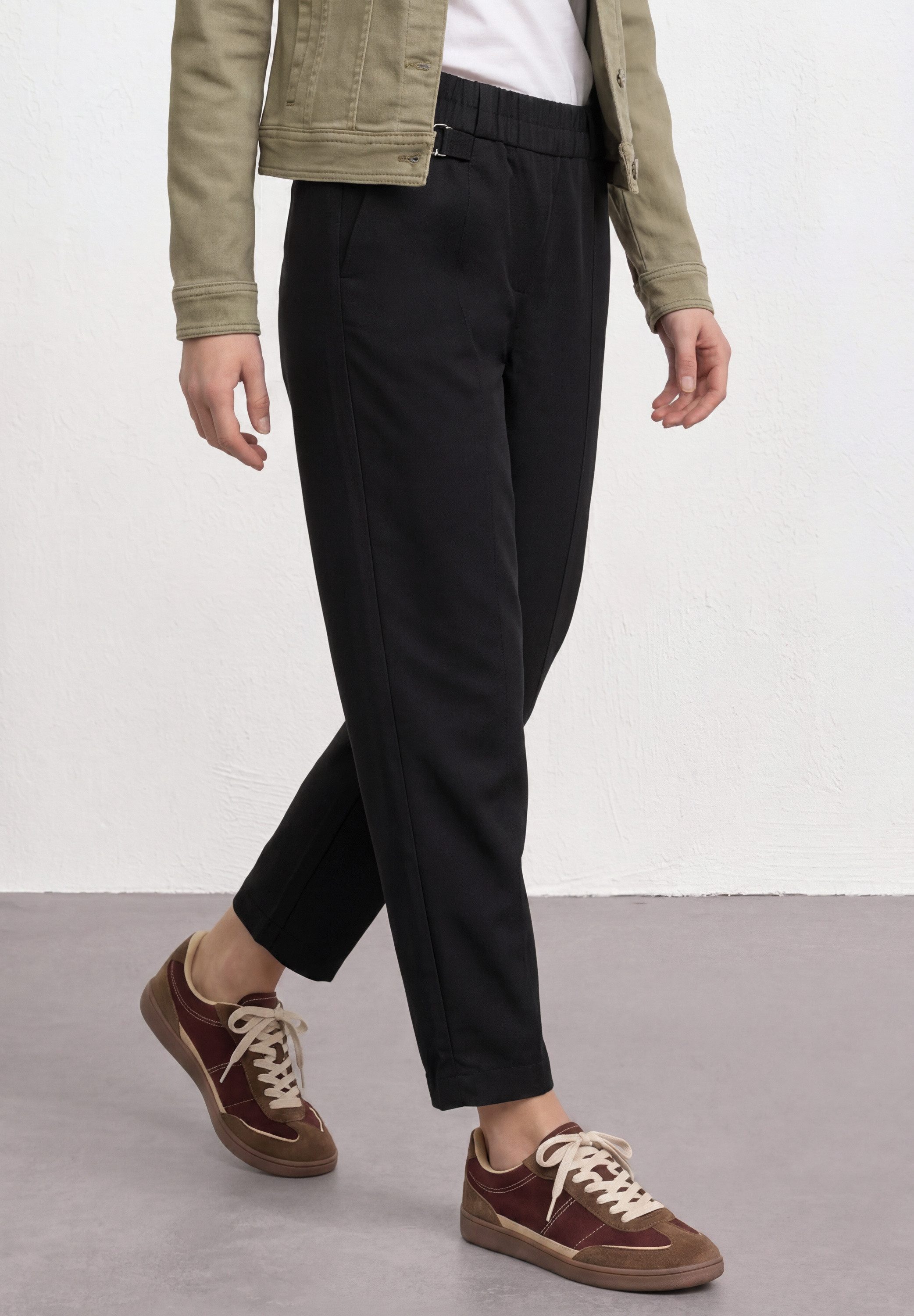 STREET ONE Stoffhose High Waist