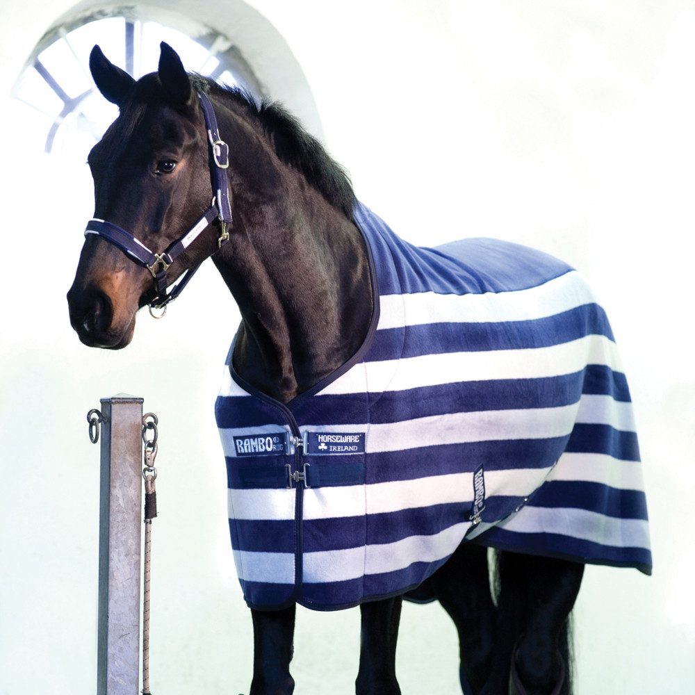 Horseware Pferde-Abschwitzdecke Horseware Rambo Deluxe Fleece - Witney Navy