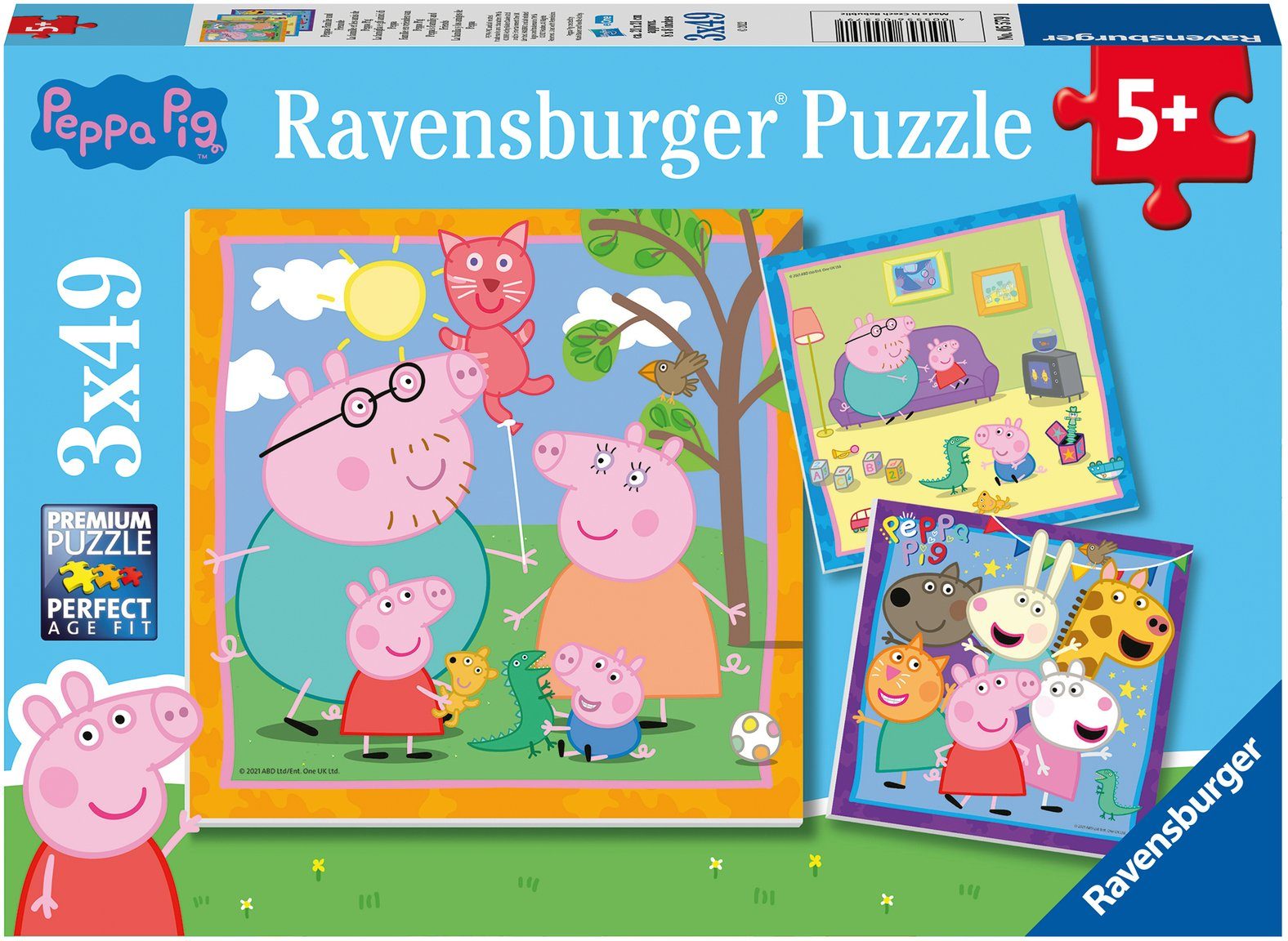 Ravensburger Puzzle Peppas Familie und Freunde, Puzzleteile, Made in Europe günstig online kaufen