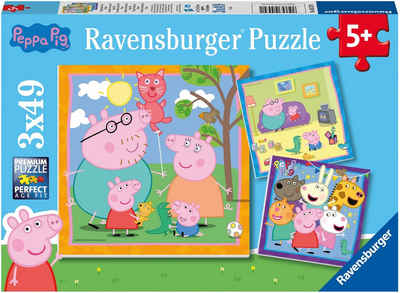 Ravensburger Puzzle Peppas Familie und Freunde, Puzzleteile, Made in Europe, FSC® - schützt Wald - weltweit