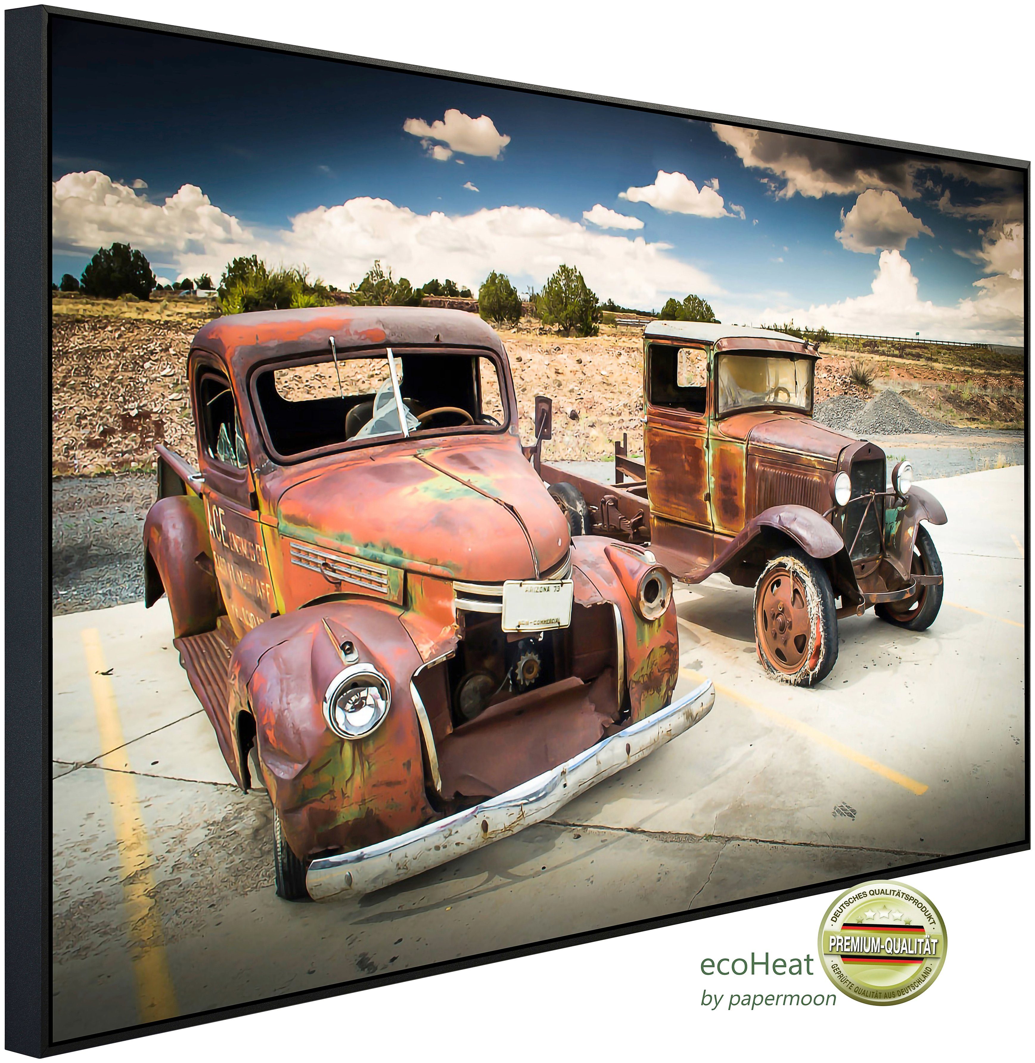 Infrarotheizung Verlassene alte Autos