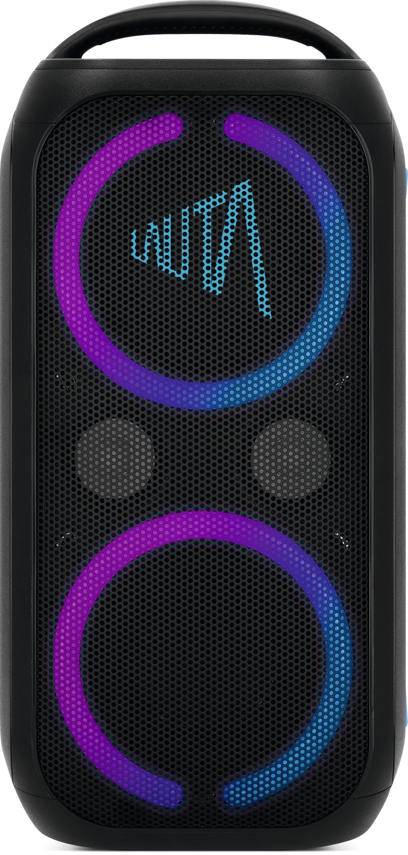 TechniSat WUMMSBOX Bluetooth-Lautsprecher 2.1 (A2DP Bluetooth, Bluetooth, AVRCP Bluetooth, 80 W, BassBoost, True Wireless Stereo, 12h Akkulaufzeit, IPX4 Schutz)