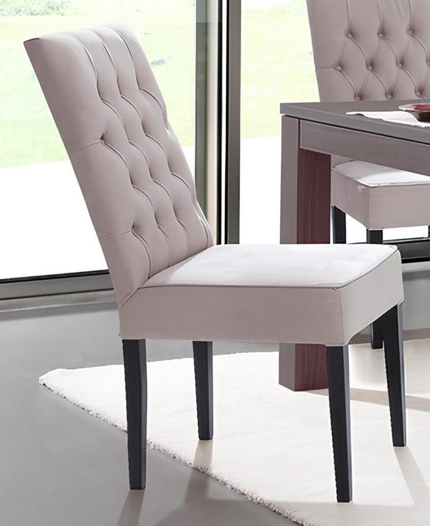 Xlmoebel Polsterstuhl Chesterfield Lehnstühle aus Samt mit elegantem Design, Hergestellt in Europa