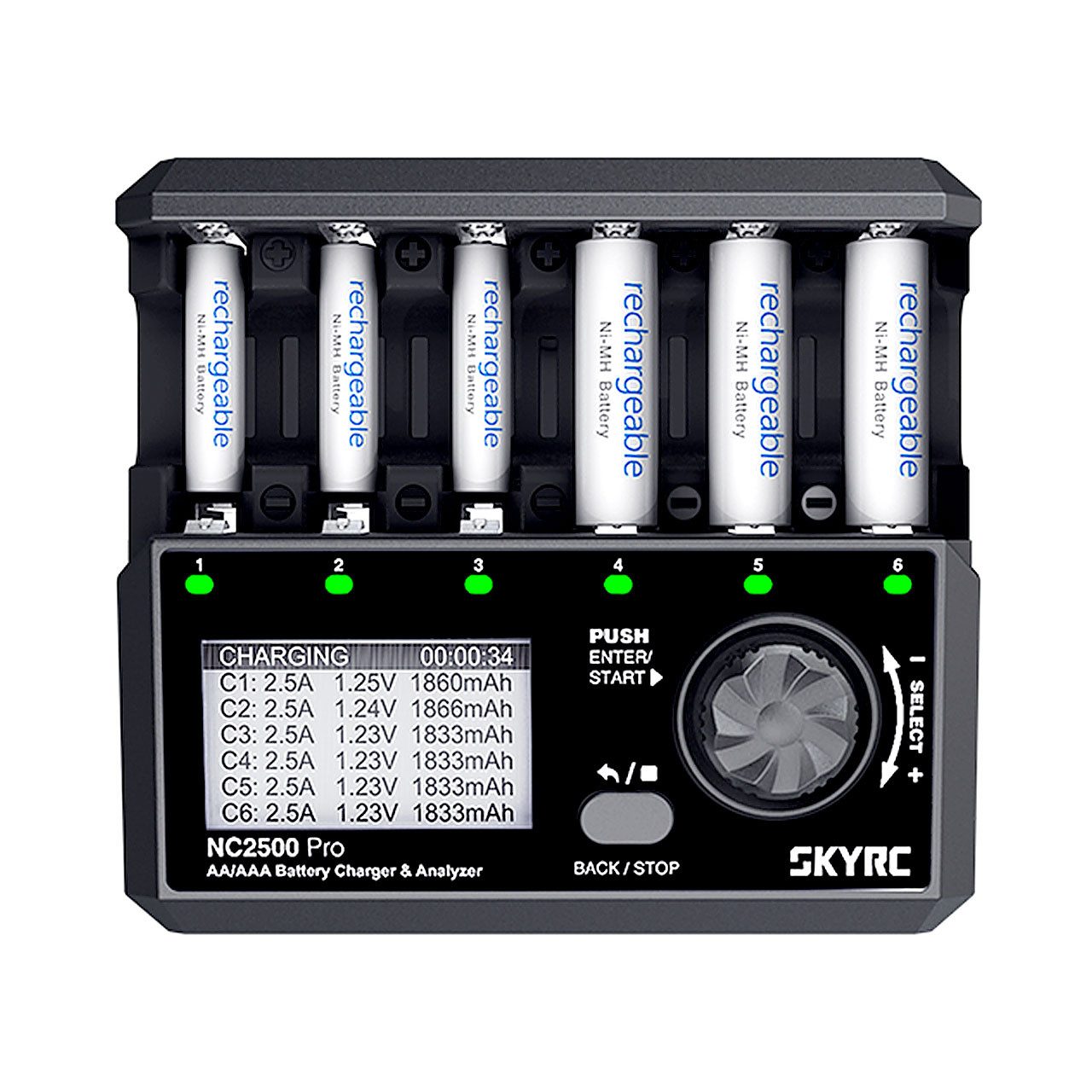 SkyRC SkyRC NC2500 Pro für 6xAA/AAA DC 3A RC-Ladegerät