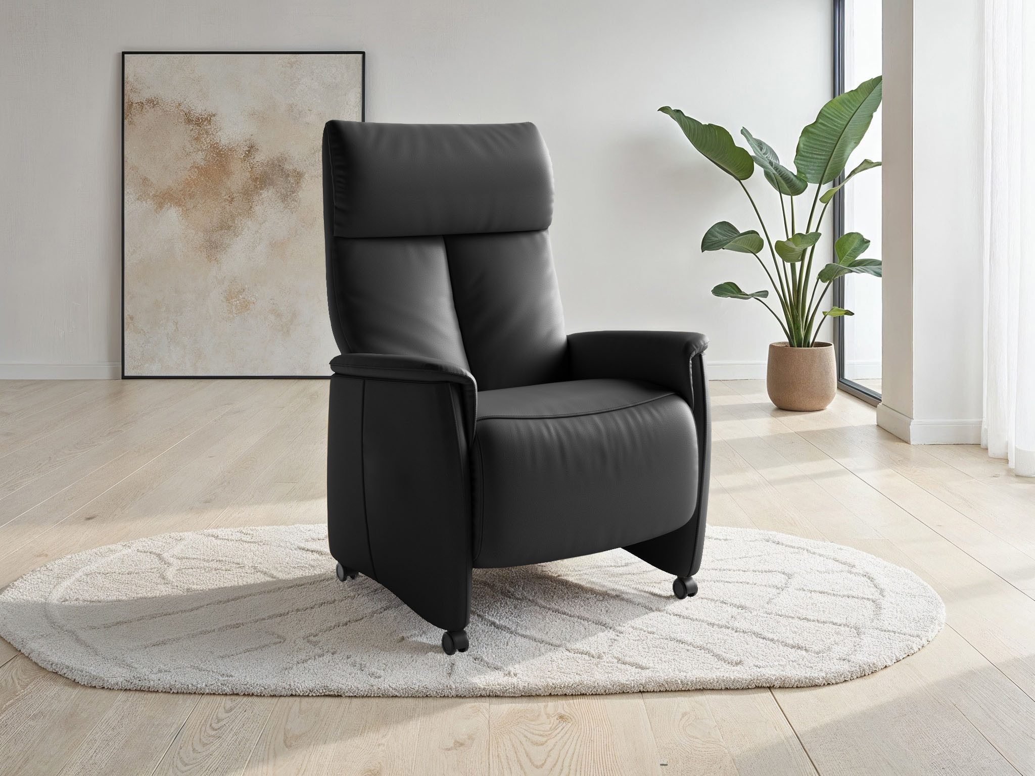 sit&more TV-Sessel Cremona Comfort, wahlweise manuell oder elektrischer Funktion mit Akku