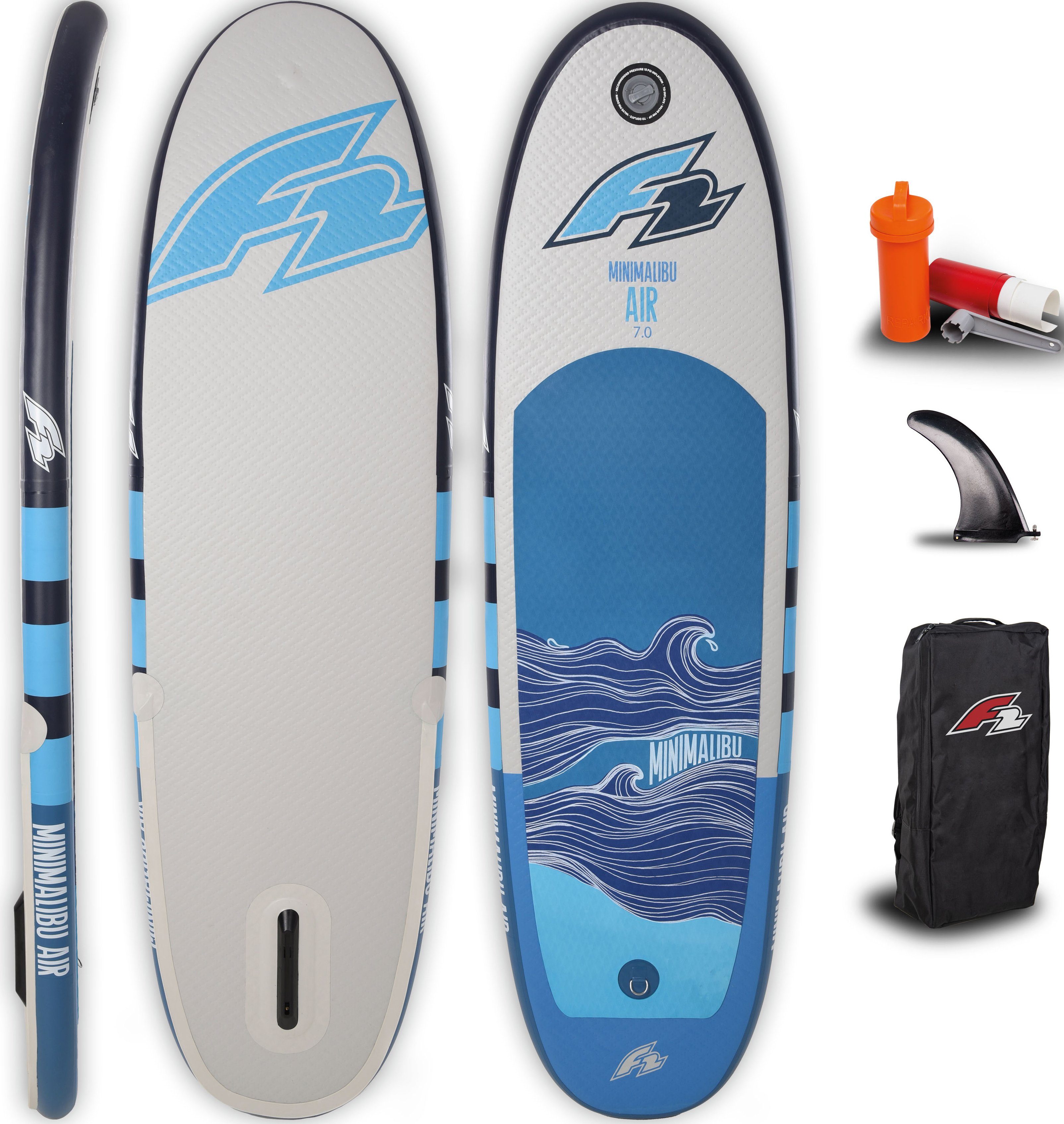 tlg) F2 SUP-Board F2 (Set, 6 Air, Mini Malibu Inflatable