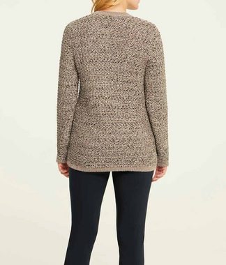 Ashley Brooke by heine Strickjacke ASHLEY BROOKE Damen Designer-Strickjacke, taupe-goldfarben