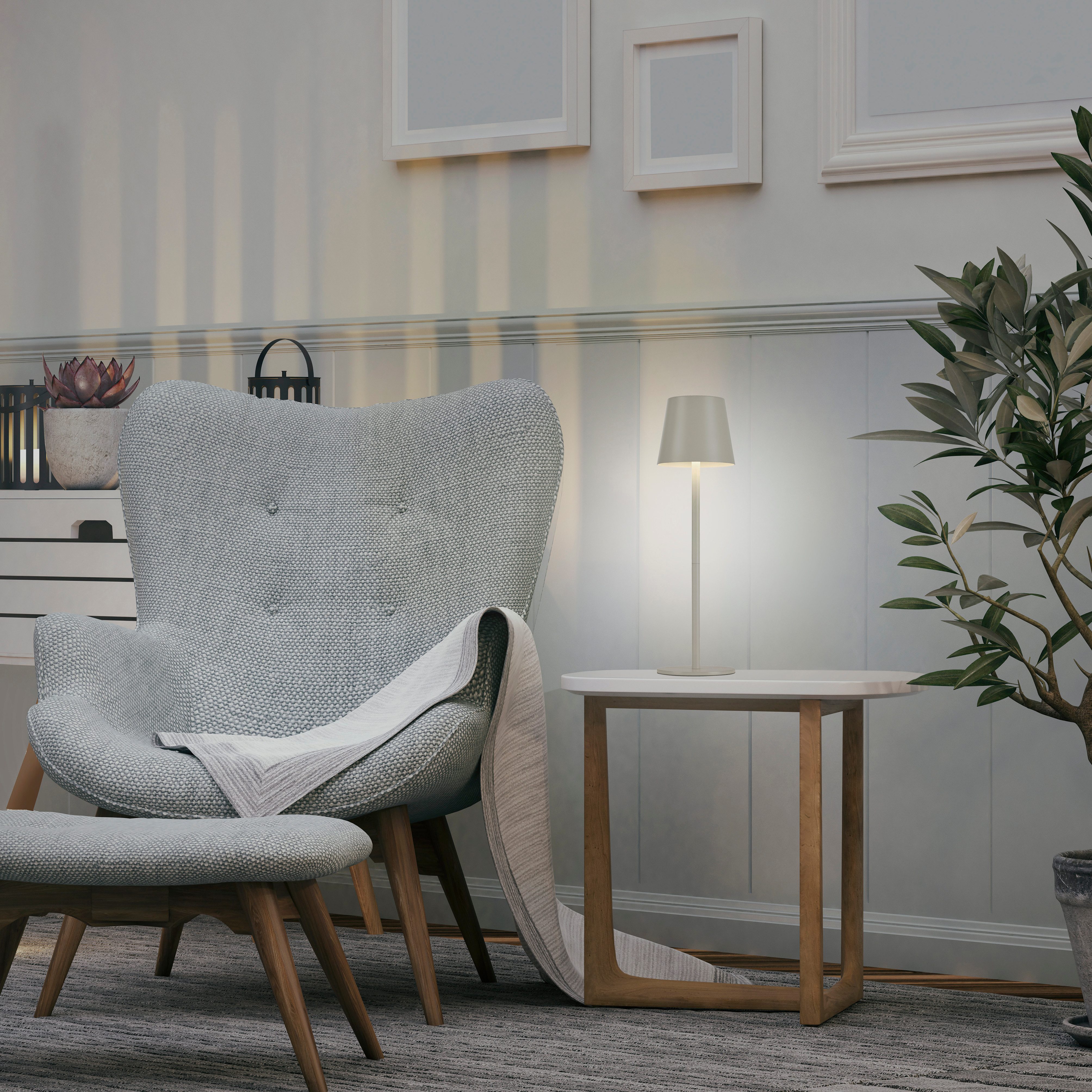 JUST LIGHT LED Tischleuchte EURIA, 2er Set, Dimmfunktion, Memory, nach Tren günstig online kaufen