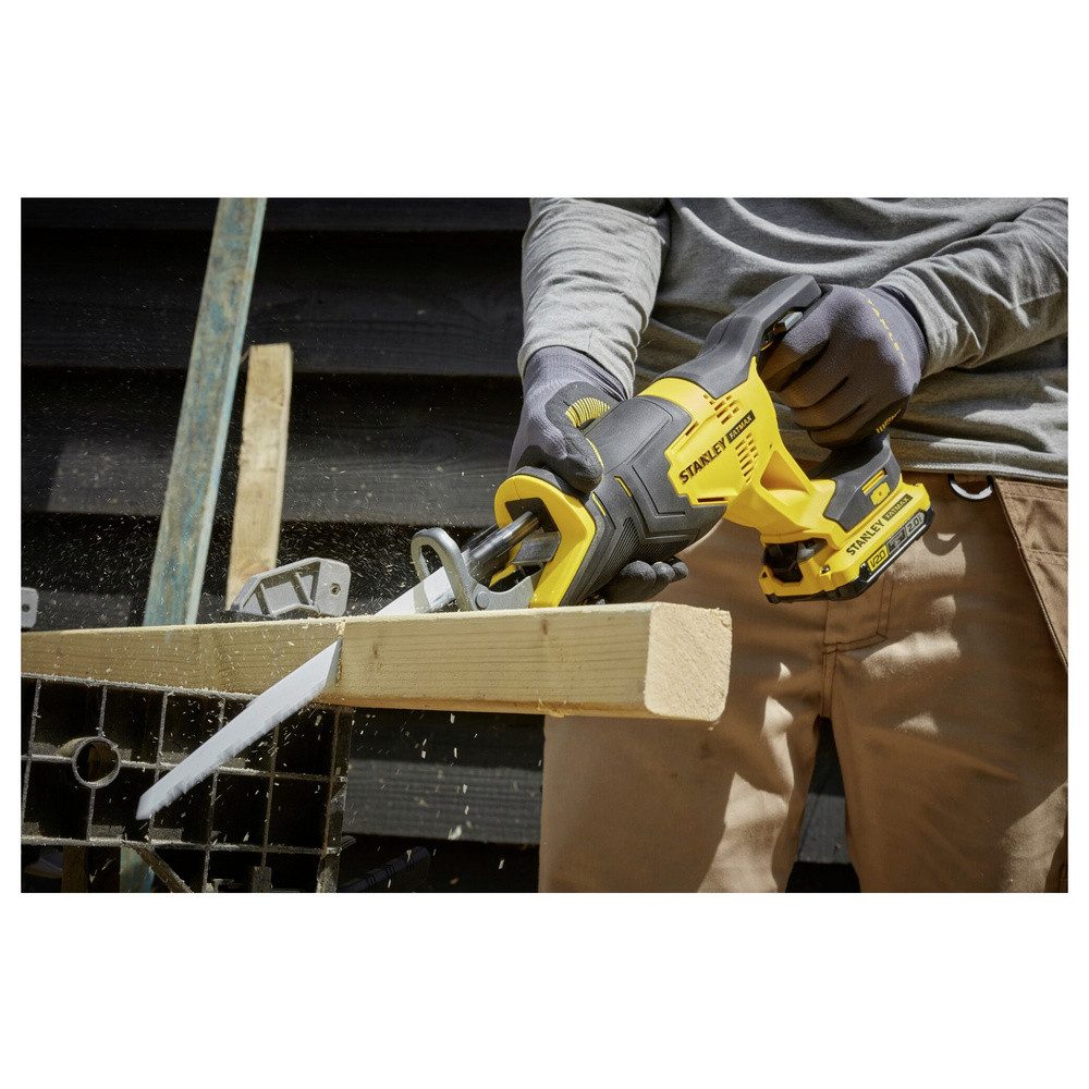 STANLEY Säbelsäge STANLEY V 20 Akku-Säbelsäge SFMCS300D2K-QW inkl. 2. Akku, inkl. Ladeg