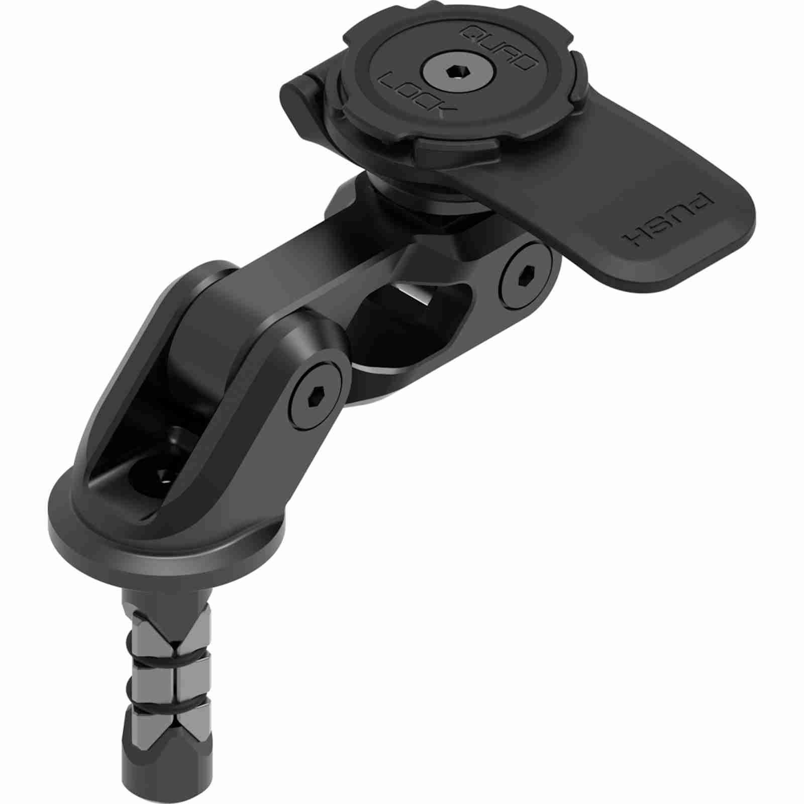 Quad Lock Handy-Halterung Quad Lock Pro Smartphone-Halterung für Gabelschaftrohr Schwarz, (bis 15 Zoll)