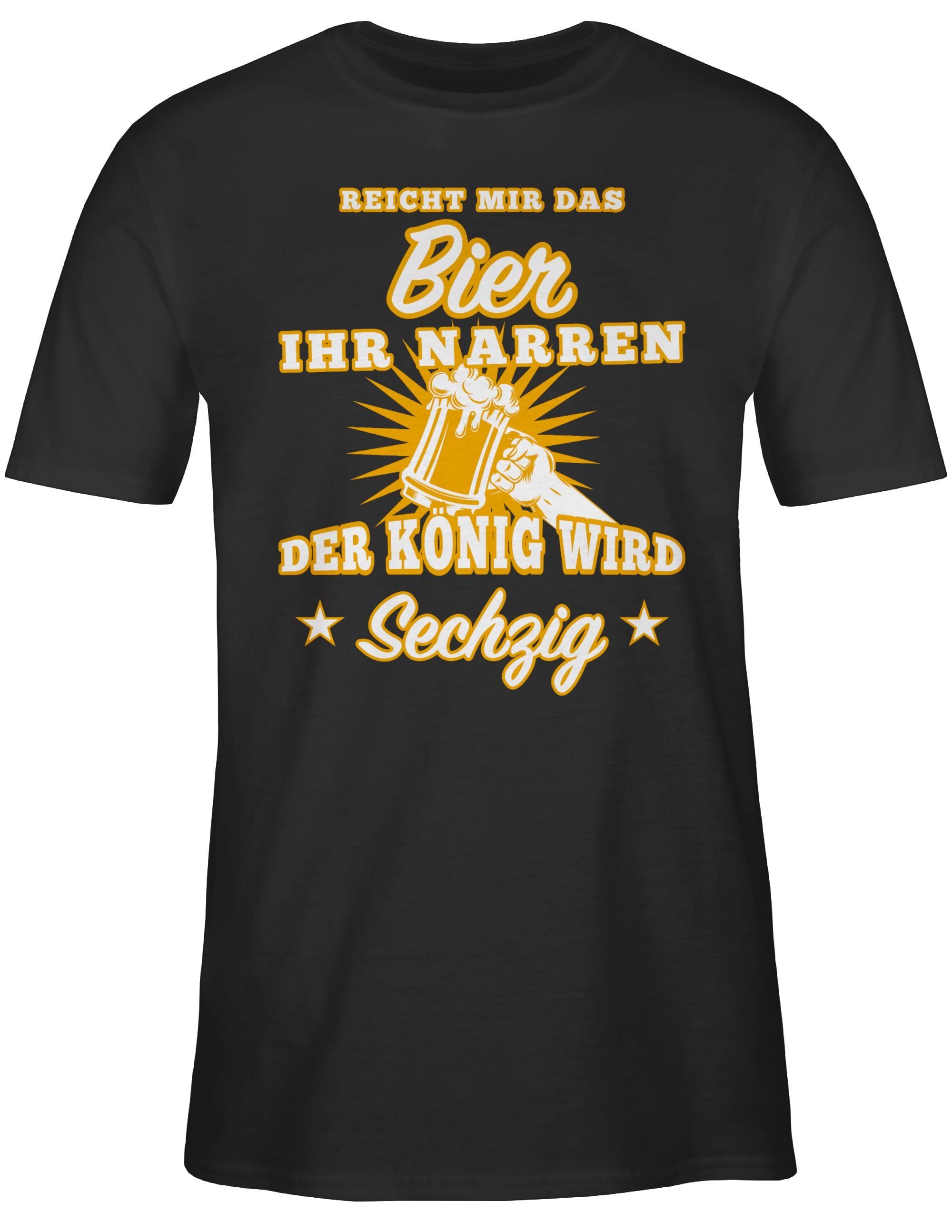 Bier Schwarz T-Shirt Sechzig ihr Reicht Shirtracer Narren 1 das mir Geburtstag 60.