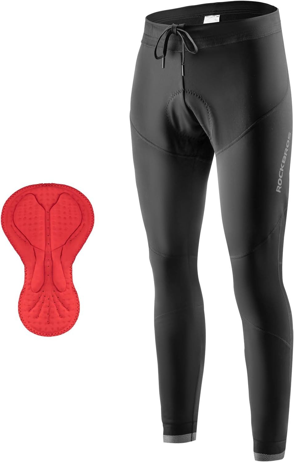 ROCKBROS Fahrradhose Herren Winter Fahrradhose mit Polster, wind- und atmungsaktiv