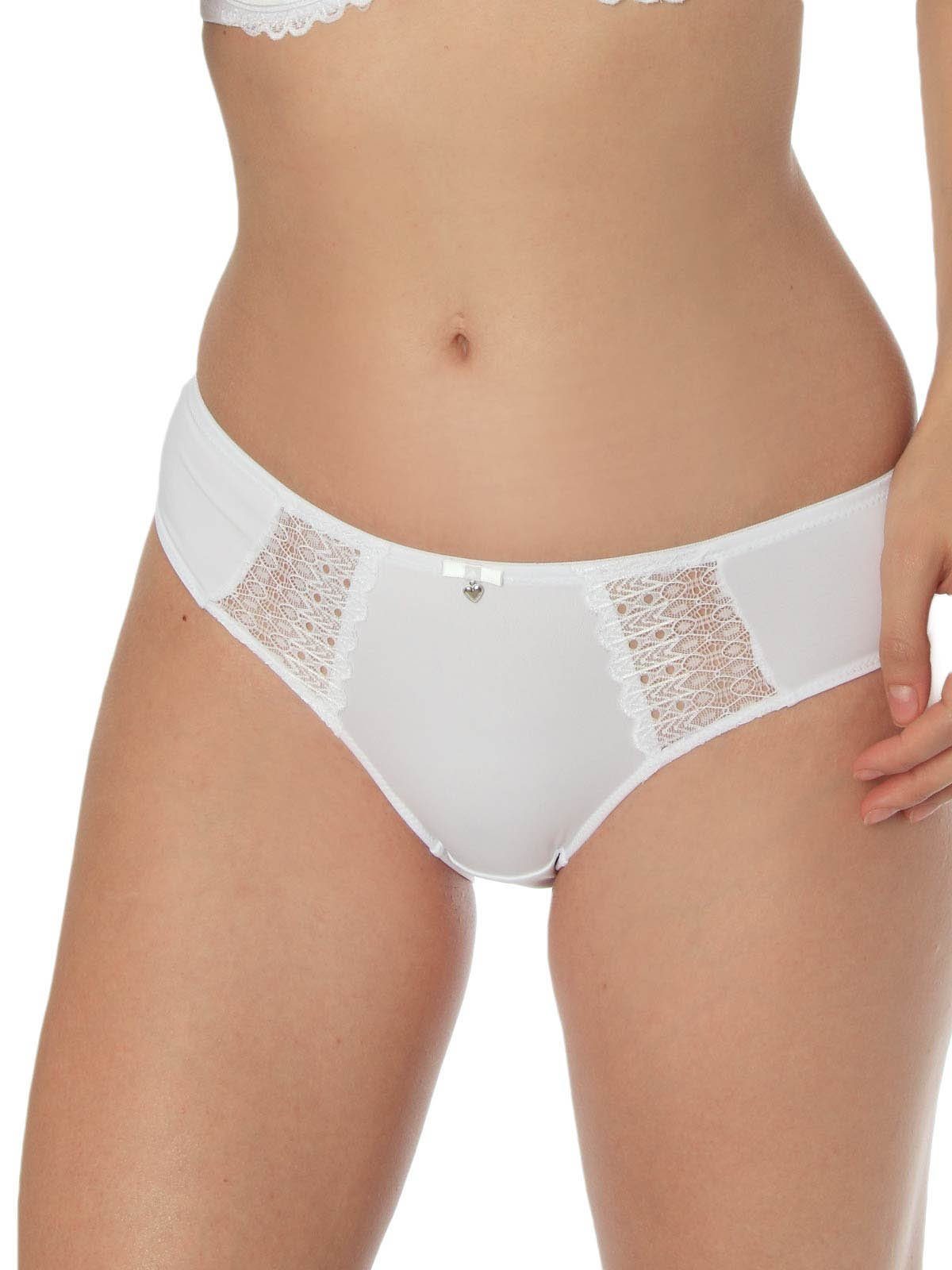 Sassa Bikinislip Damen Slip LOVELY SECRET (Stück, 1-St) Zwickel weiss