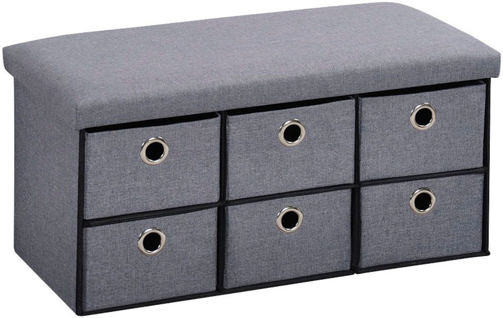 KESPER® Sitztruhe KESPER Sitzbank mit Aufbewahrungsboxen