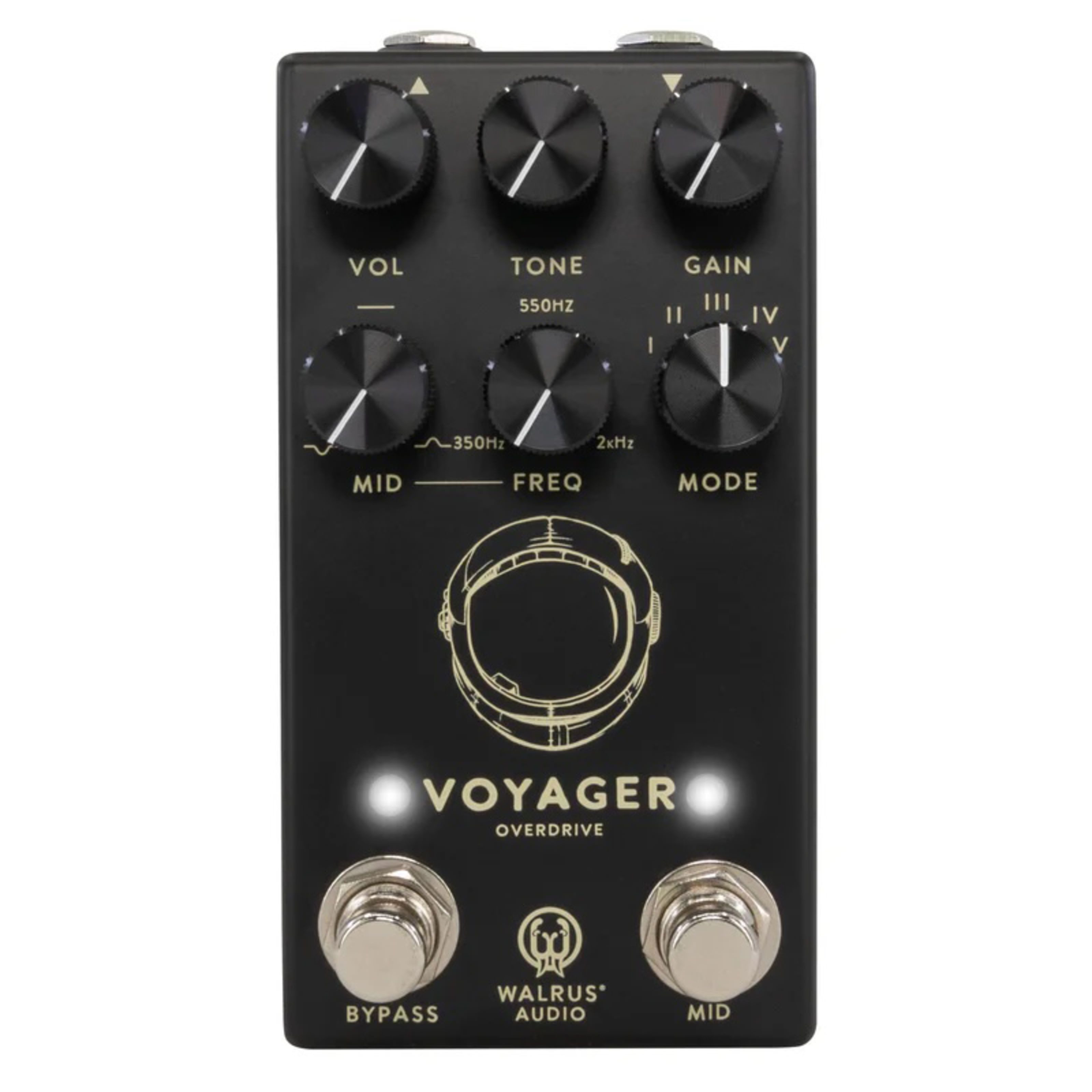 Walrus Audio Musikinstrumentenpedal, (Effekte, Verzerrer), Voyager MKII Black - Verzerrer für Gitarren