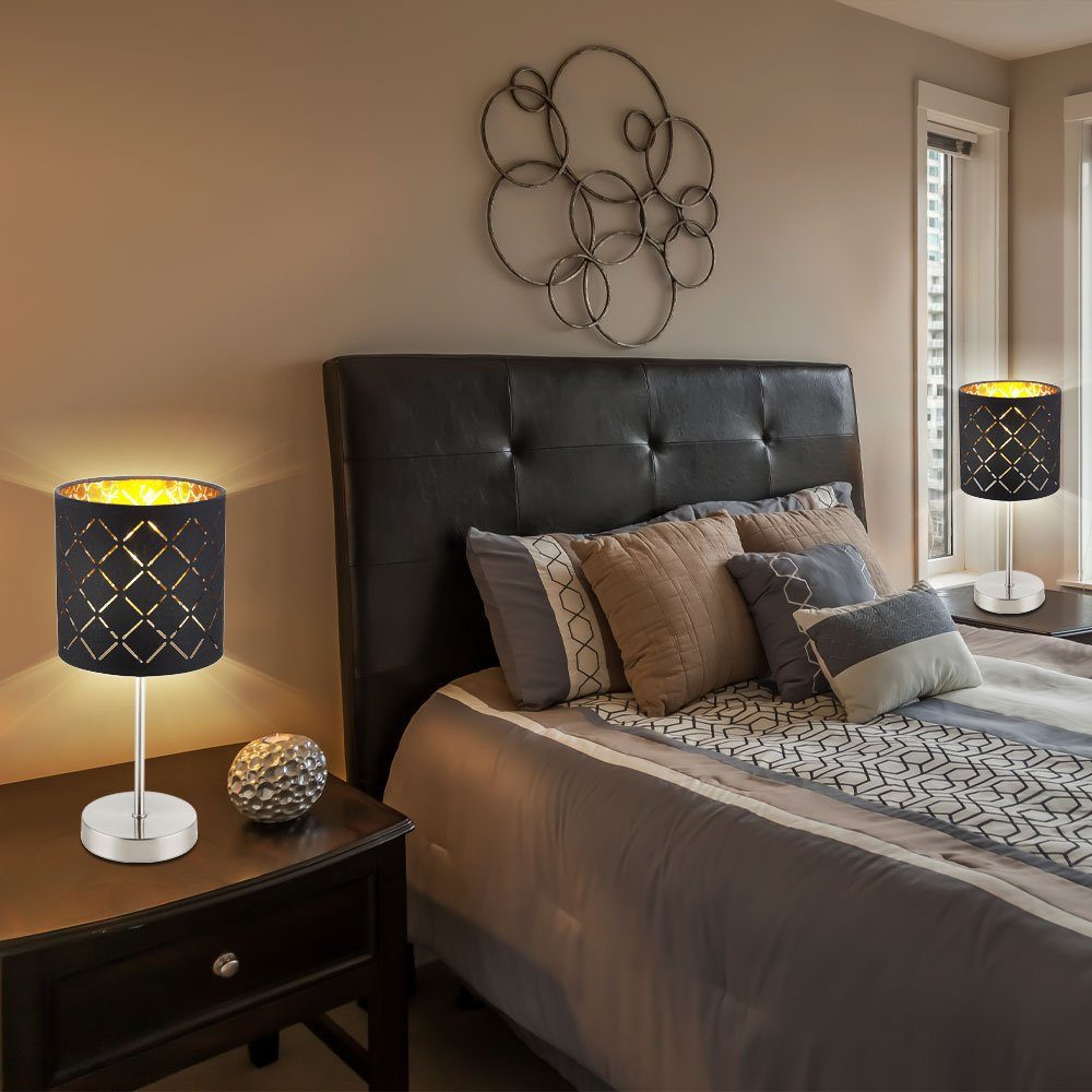 Farbwechsel, Warmweiß, LED Lampe etc-shop Zimmer inklusive, Tischleuchte, Strahler Design Muster Leuchtmittel Ess Dimmer Tisch