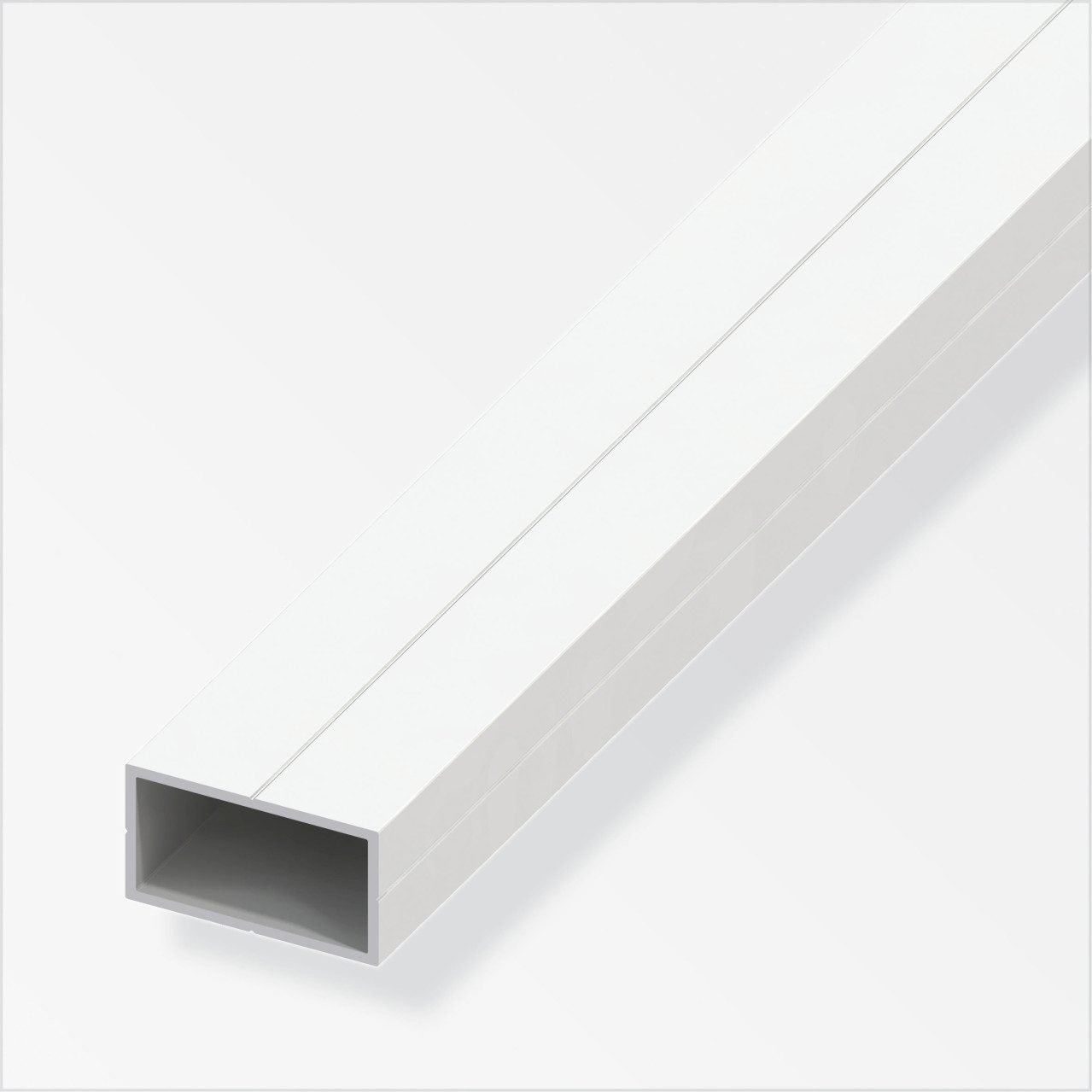 alfer Vierkantstange alfer Rechteckrohr 1 m, 11.5 x 19.5 x 1.5 mm PVC Aluminium